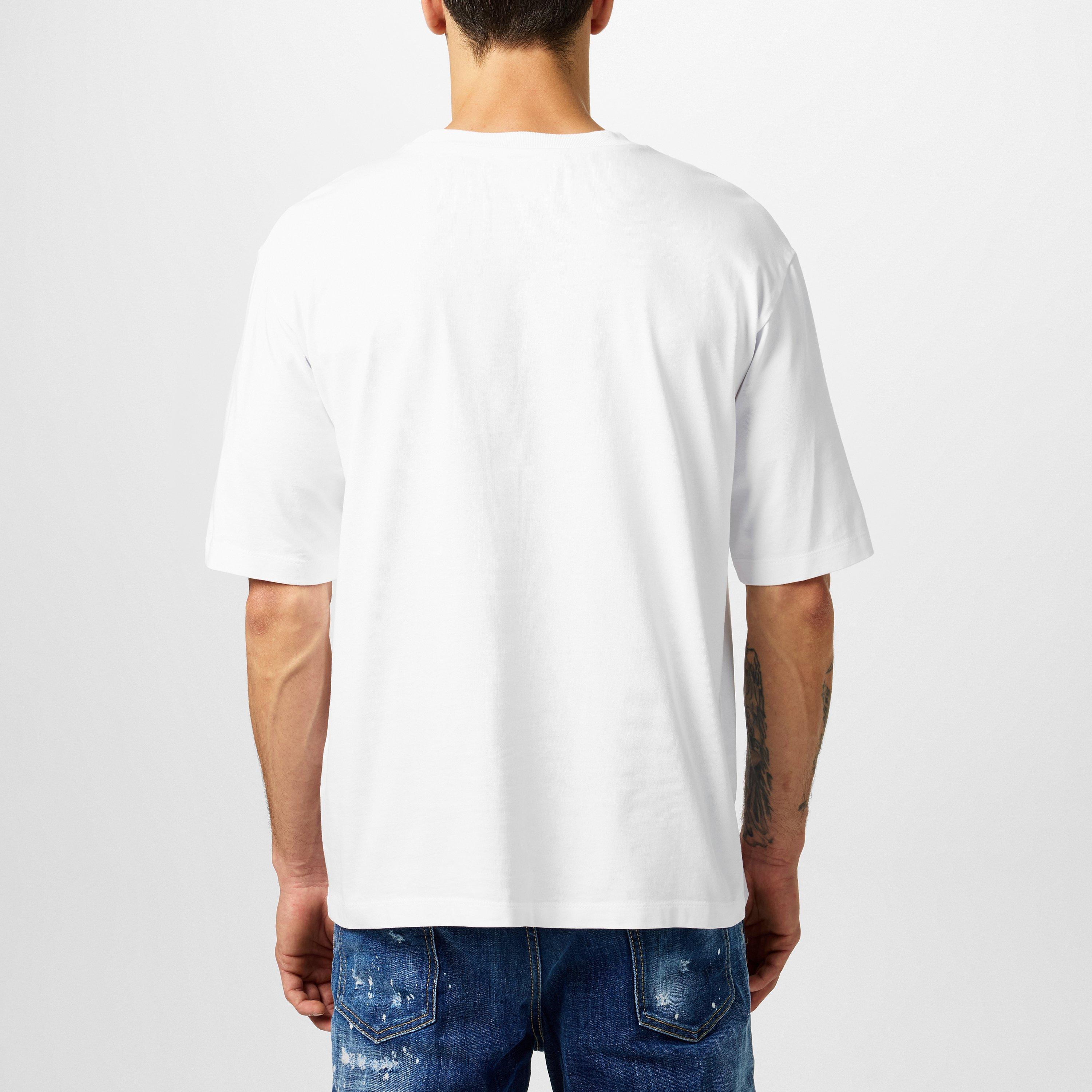 White - DSquared2 - New Icon T-Shirt - 4