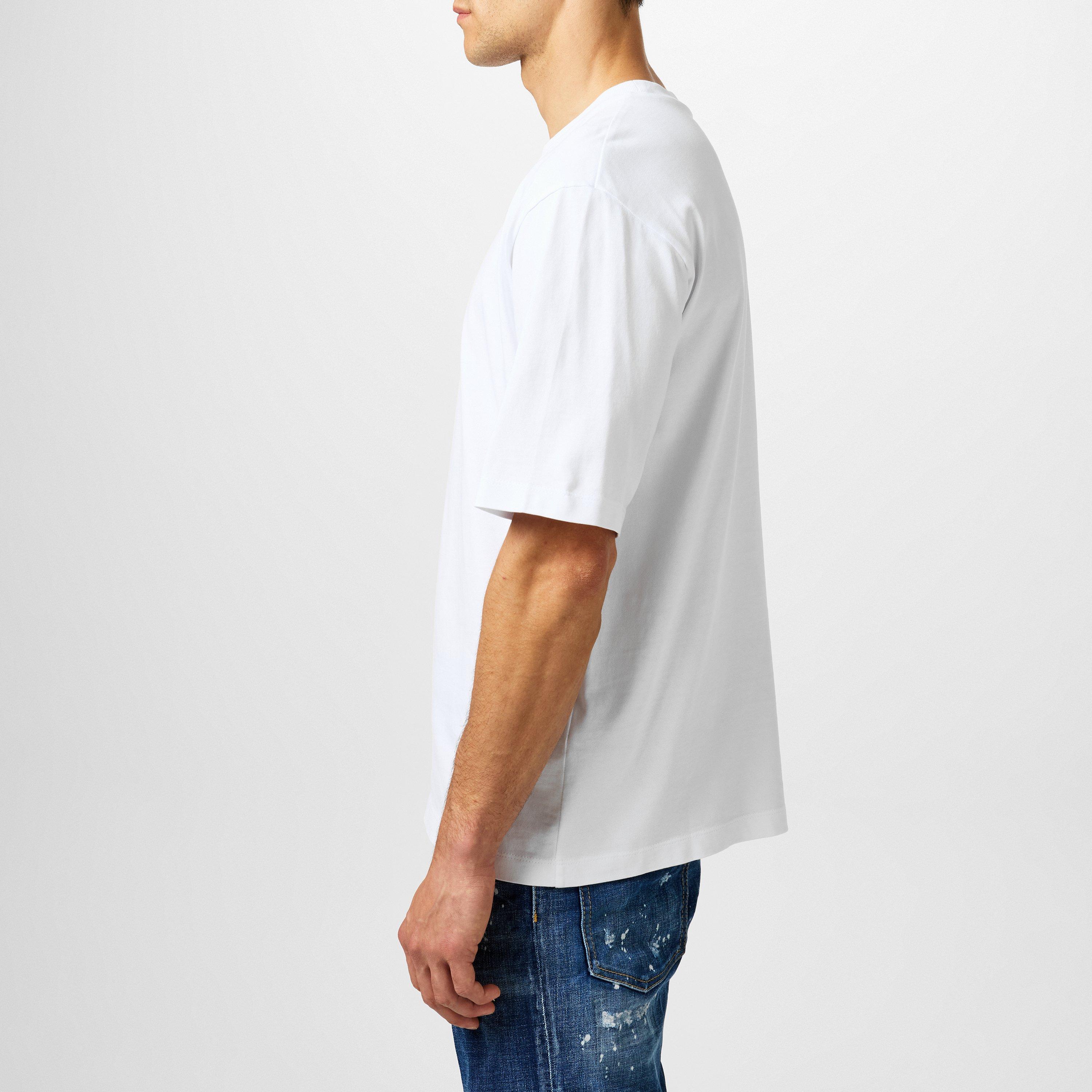 White - DSquared2 - New Icon T-Shirt - 5