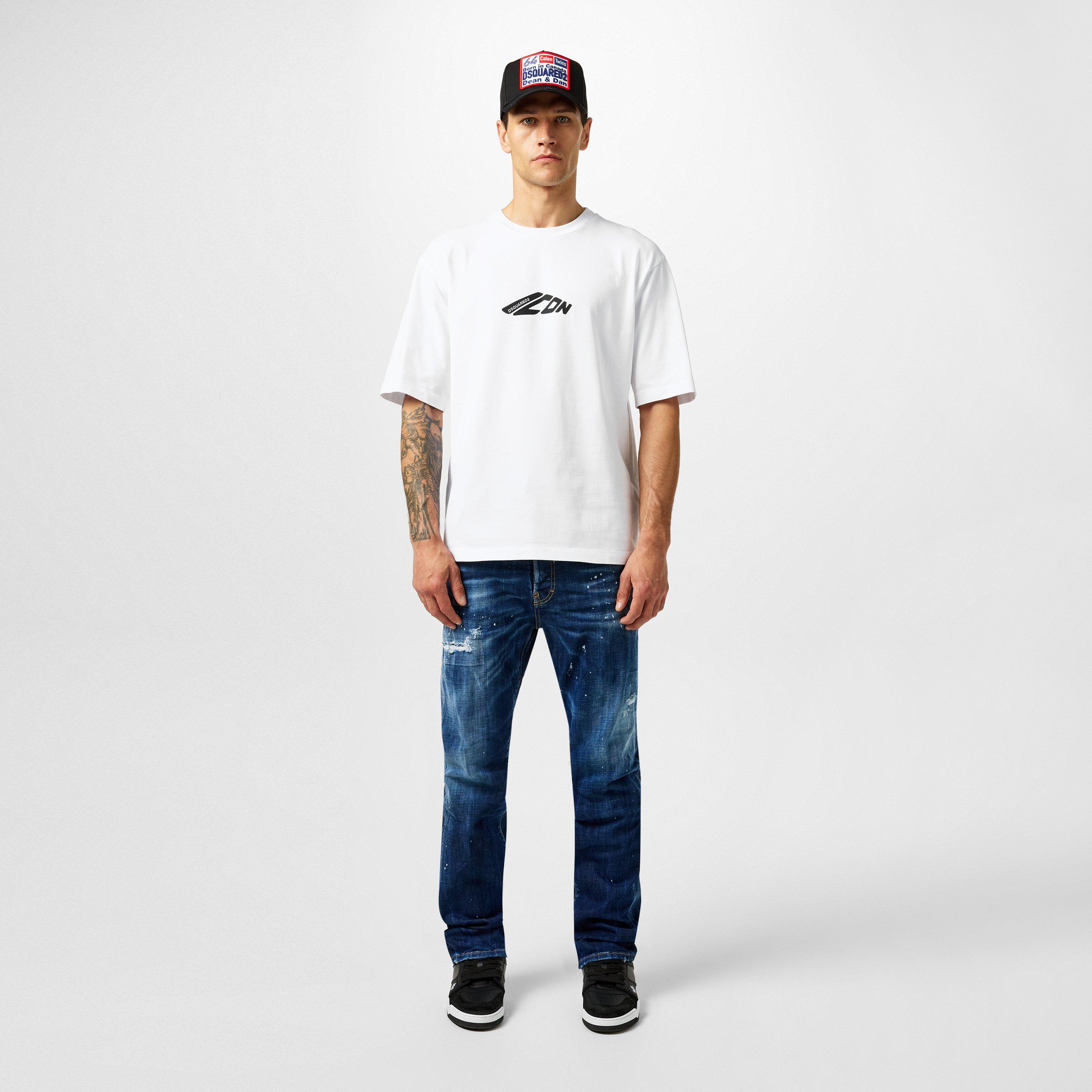 White - DSquared2 - New Icon T-Shirt - 6