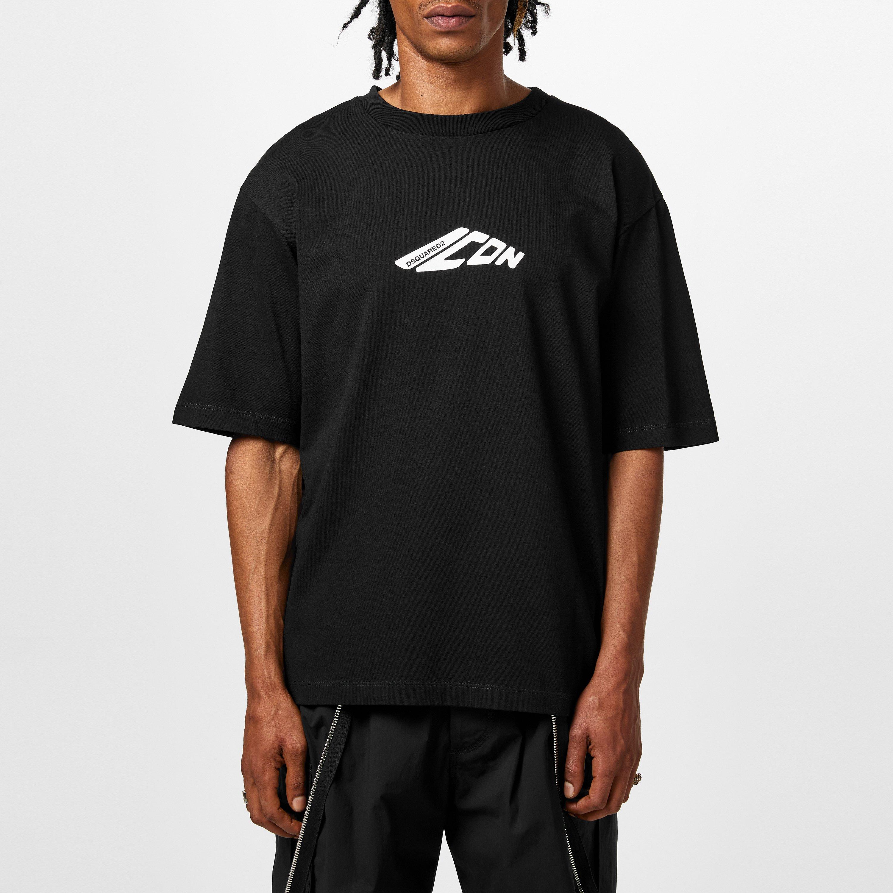 Black - DSquared2 - New Icon T-Shirt - 3