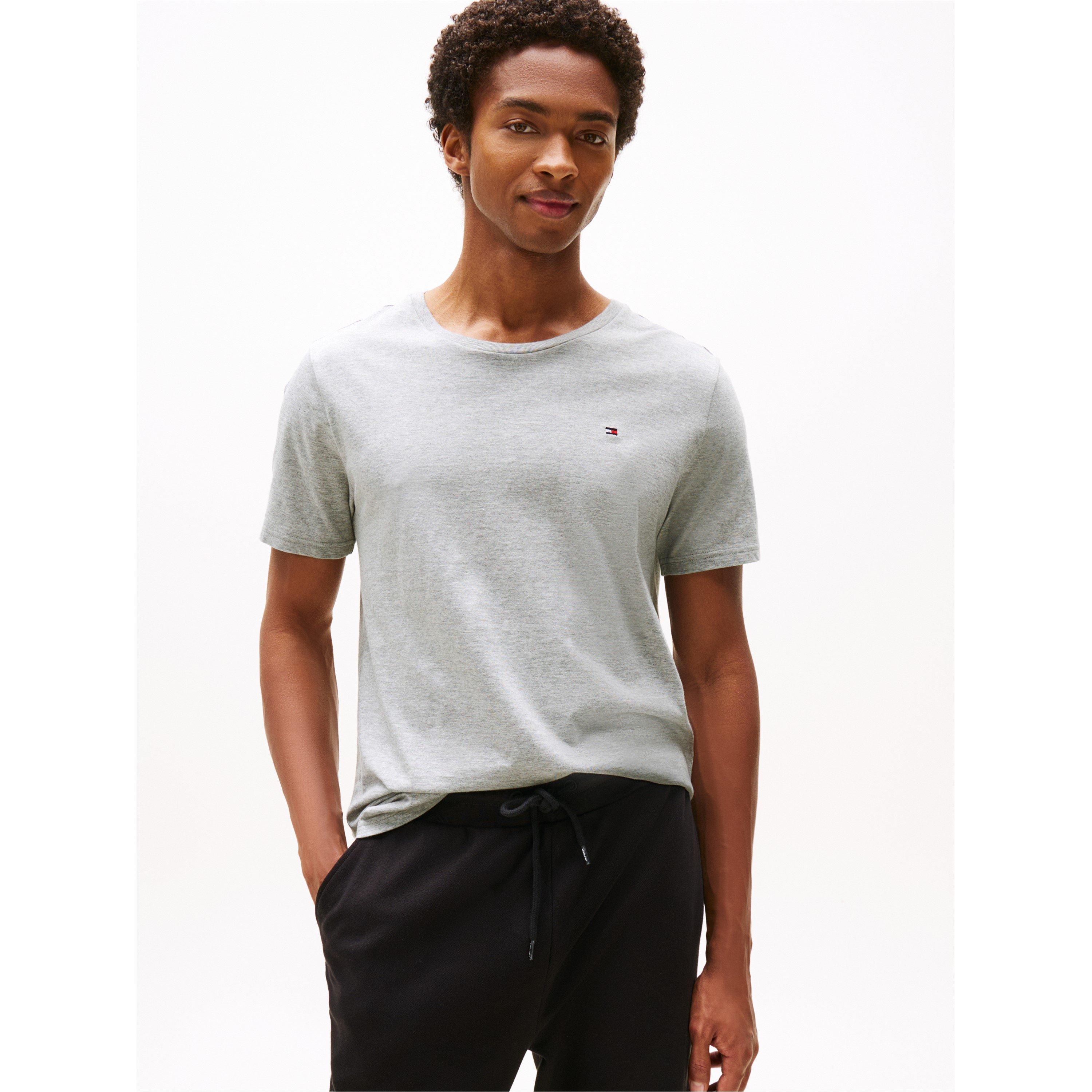 Wht/Blk/Gry - Tommy Hilfiger - 3 Pack Short Sleeve T-Shirt - 4