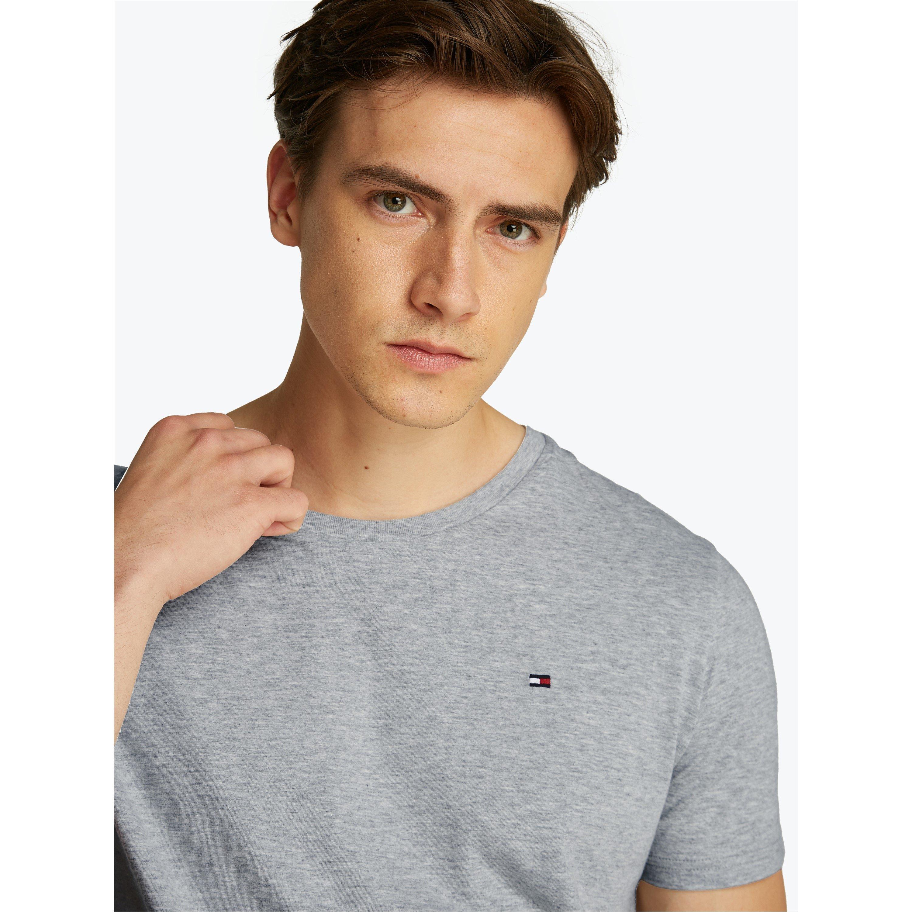 Wht/Blk/Gry - Tommy Hilfiger - 3 Pack Short Sleeve T-Shirt - 7