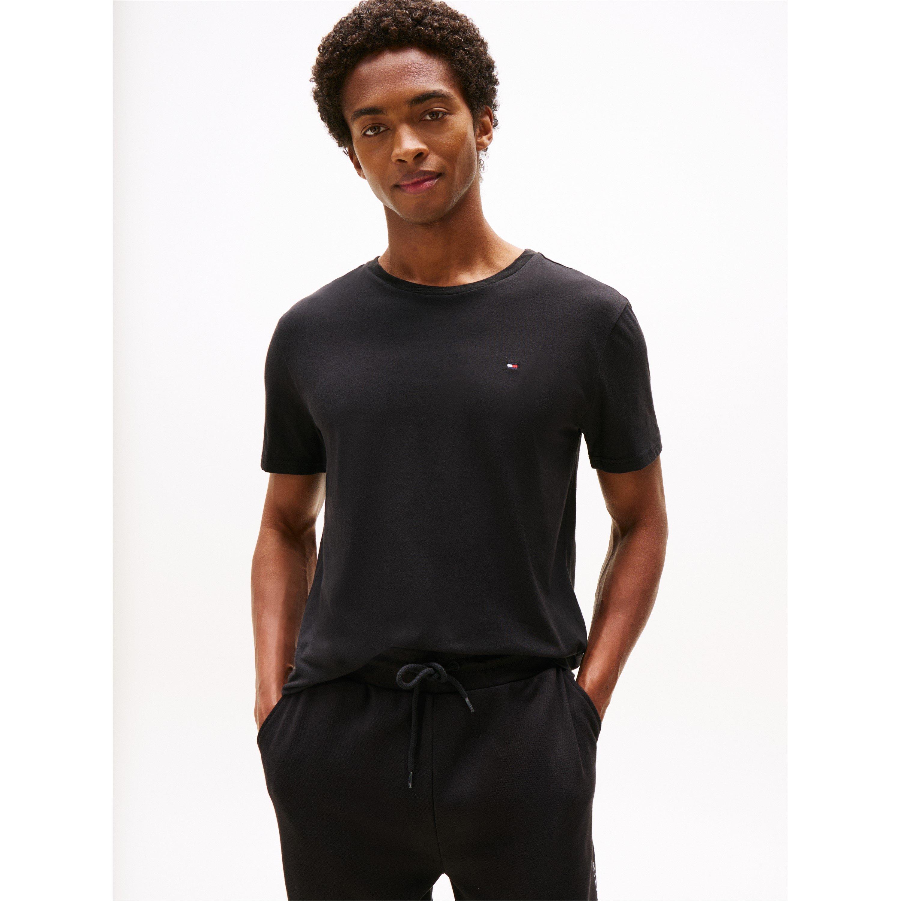 Wht/Blk/Gry - Tommy Hilfiger - 3 Pack Short Sleeve T-Shirt - 10