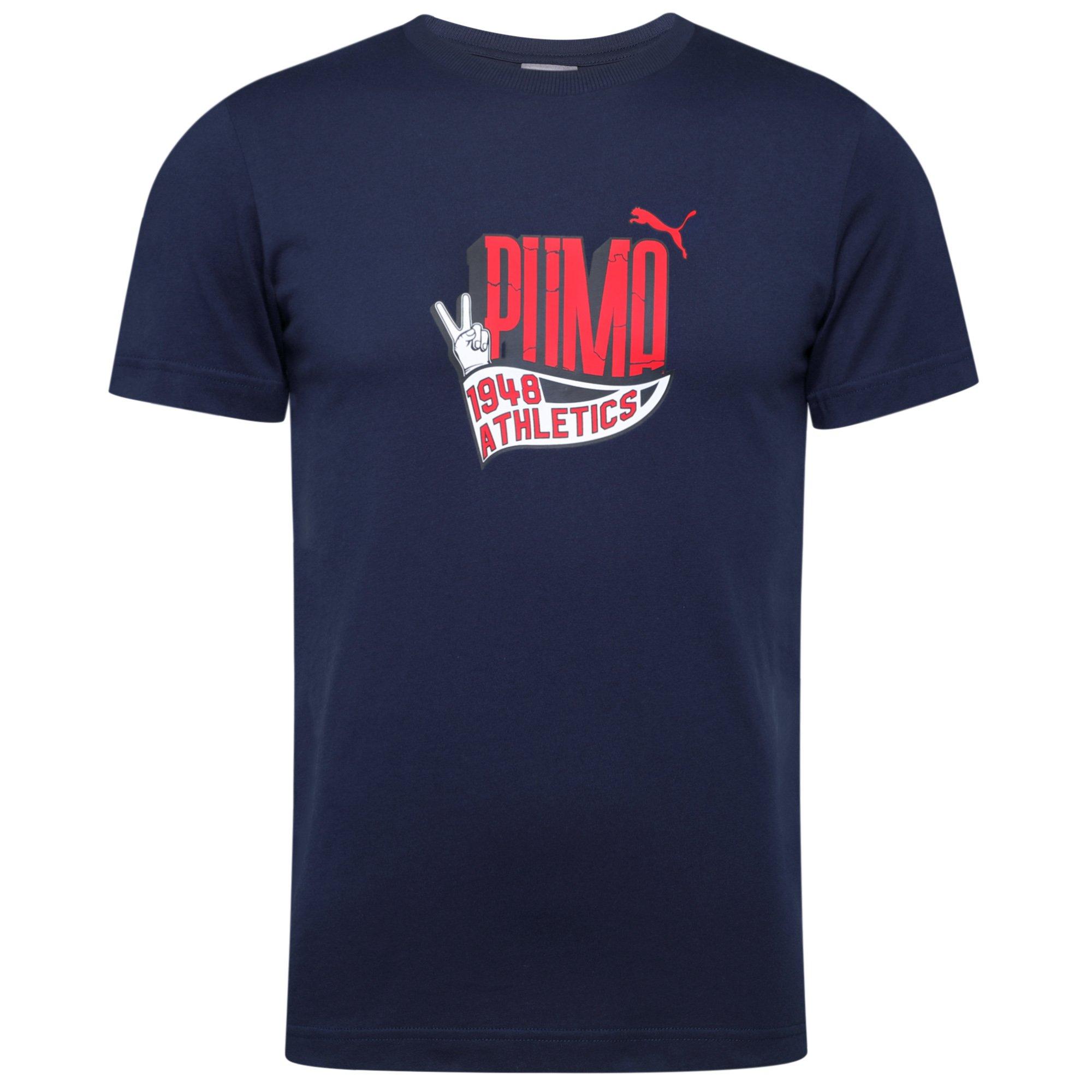 Puma Navy - Puma - Print T-Shirt - 1