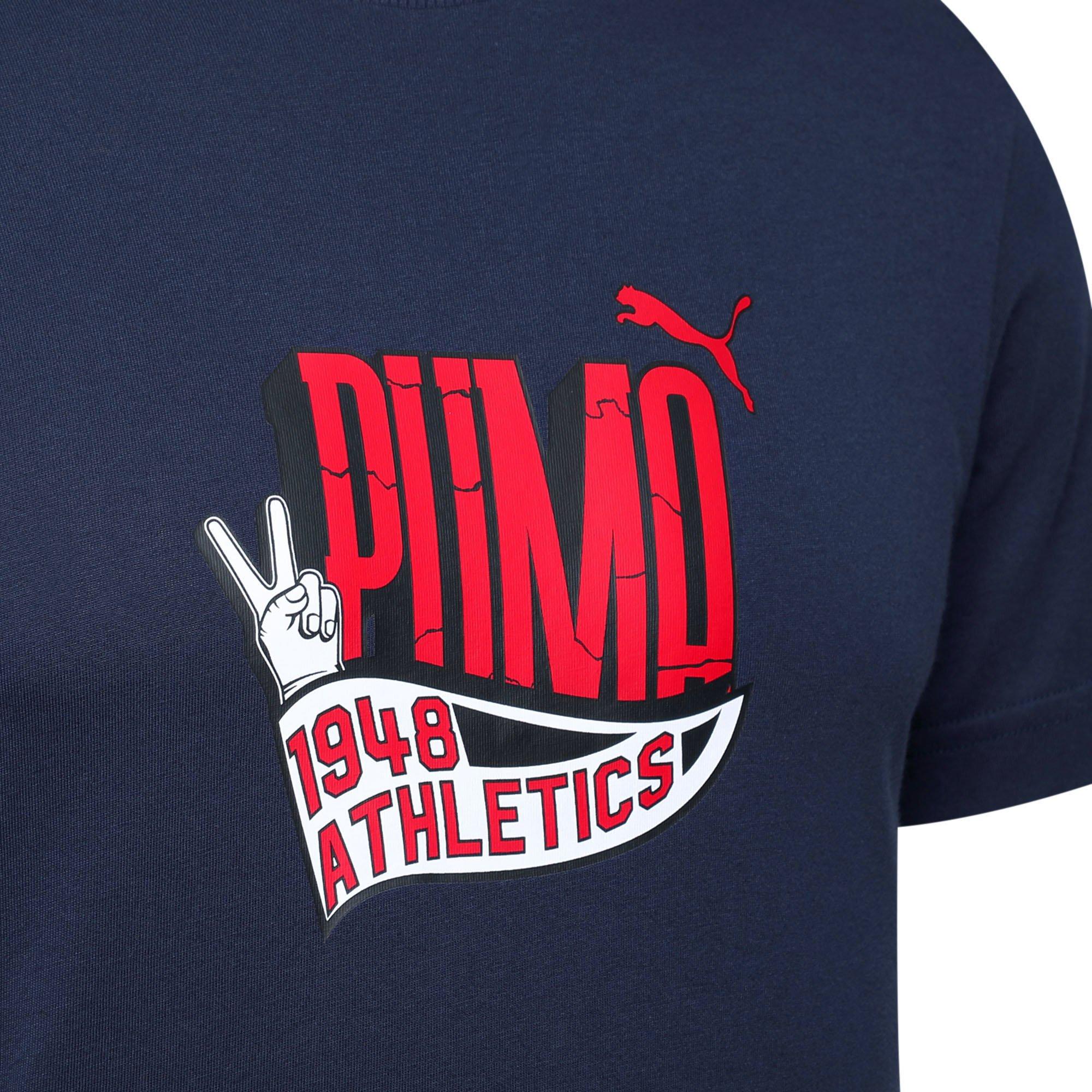Puma Navy - Puma - Print T-Shirt - 2