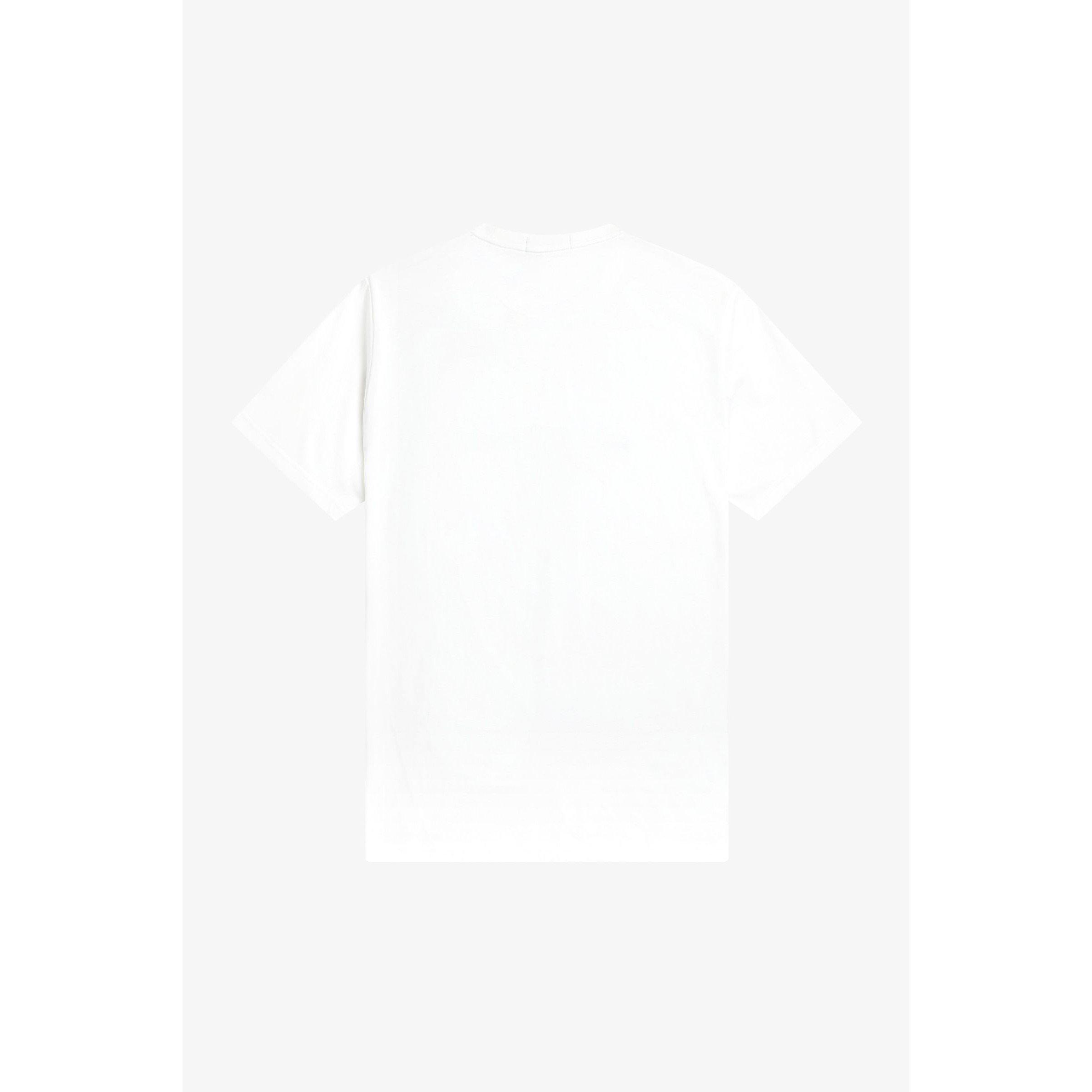 White 100 - Fred Perry - Embroidered Logo T Shirt - 2