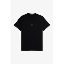 Fred Perry Embroidered Logo T Shirt