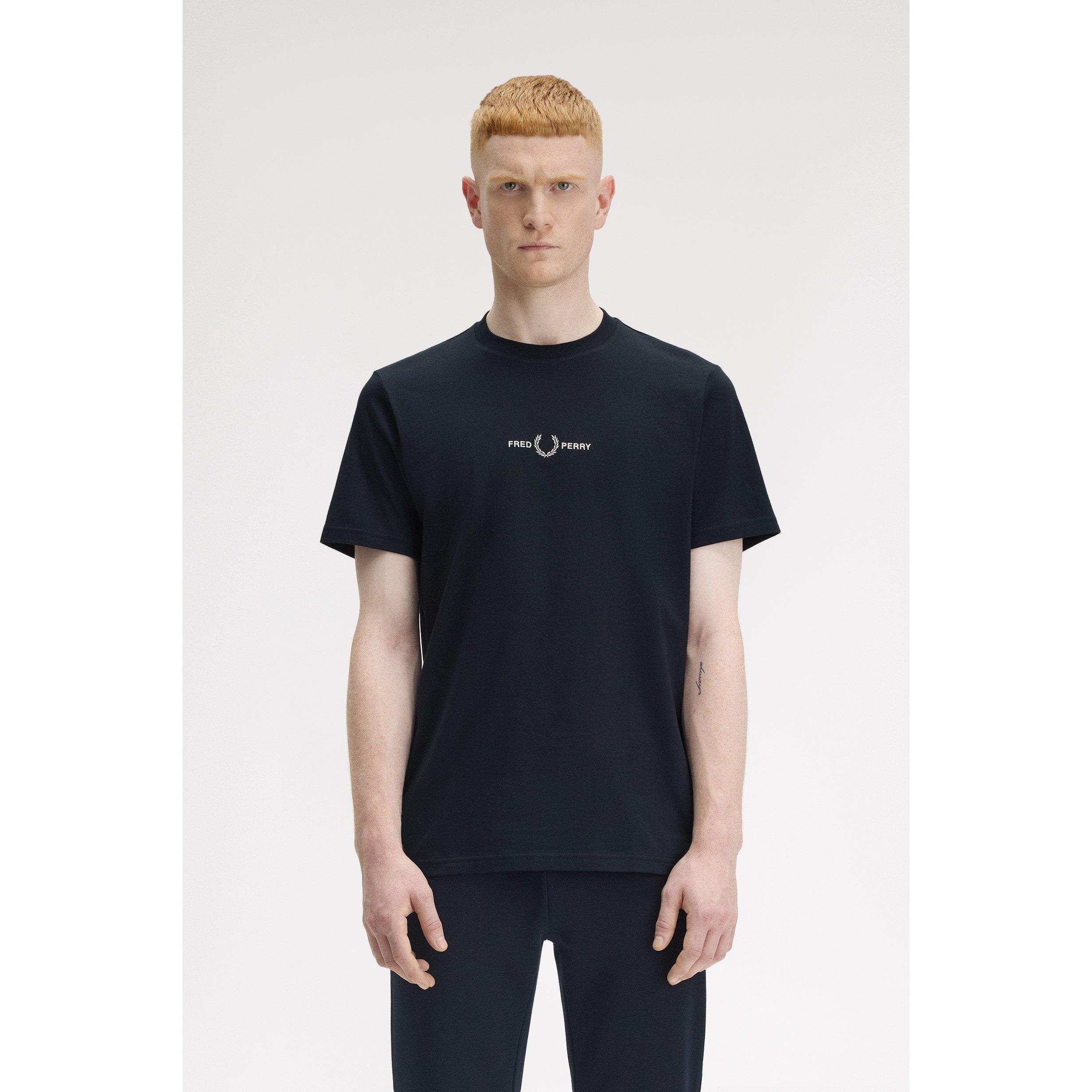 Navy 248 - Fred Perry - Logo T Shirt - 3