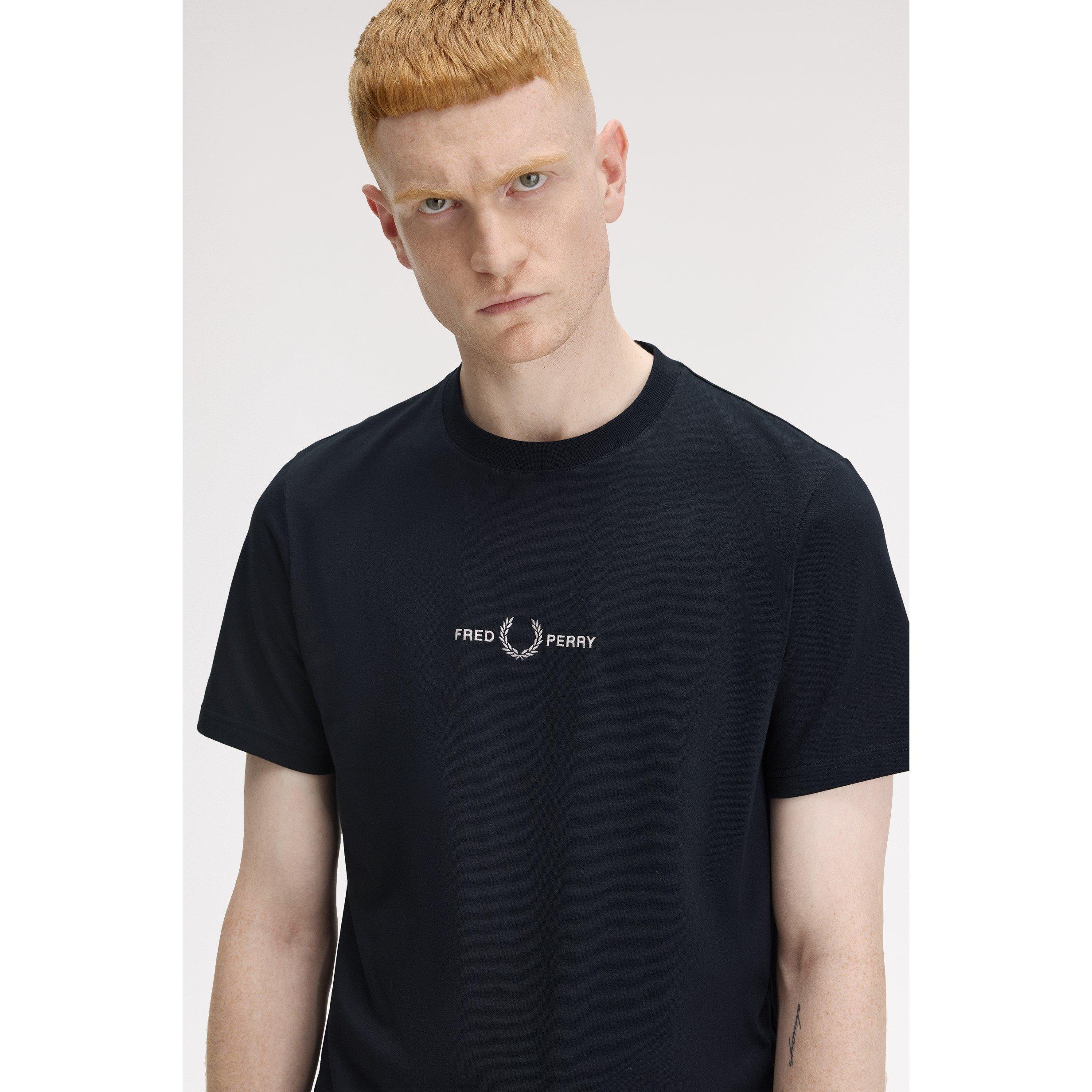 Navy 248 - Fred Perry - Logo T Shirt - 4