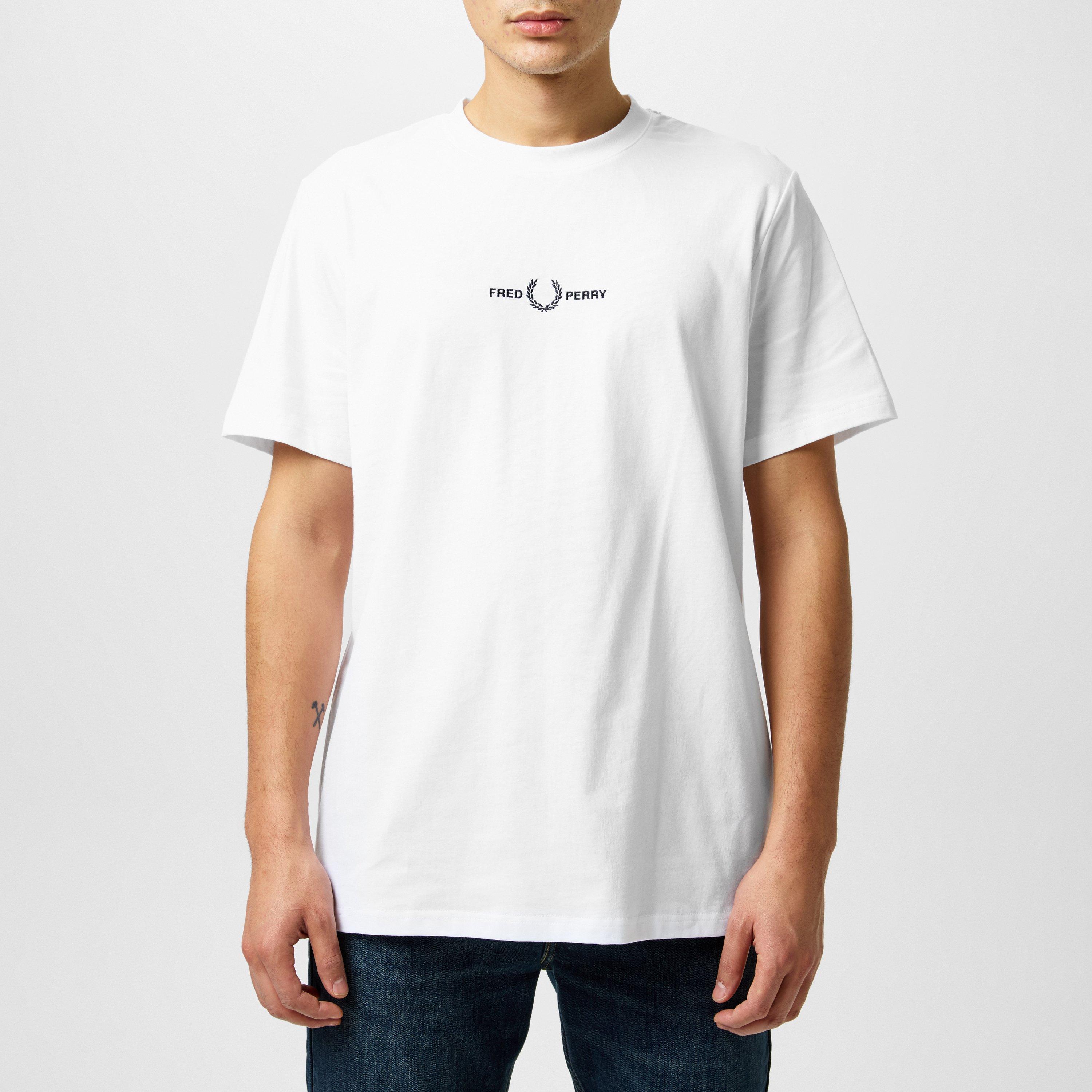 White 100 - Fred Perry - Logo T Shirt - 3
