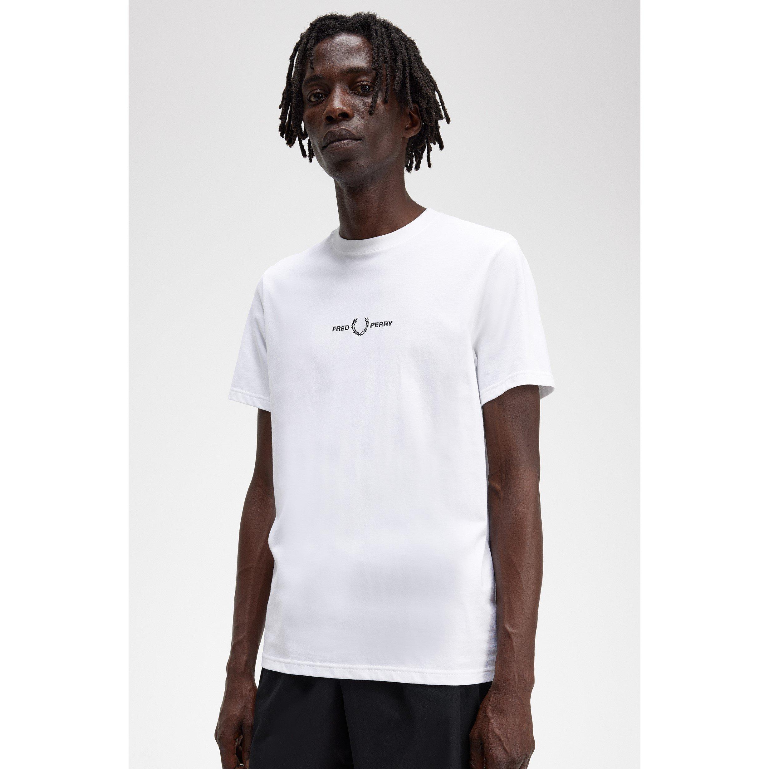 White 100 - Fred Perry - Logo T Shirt - 10