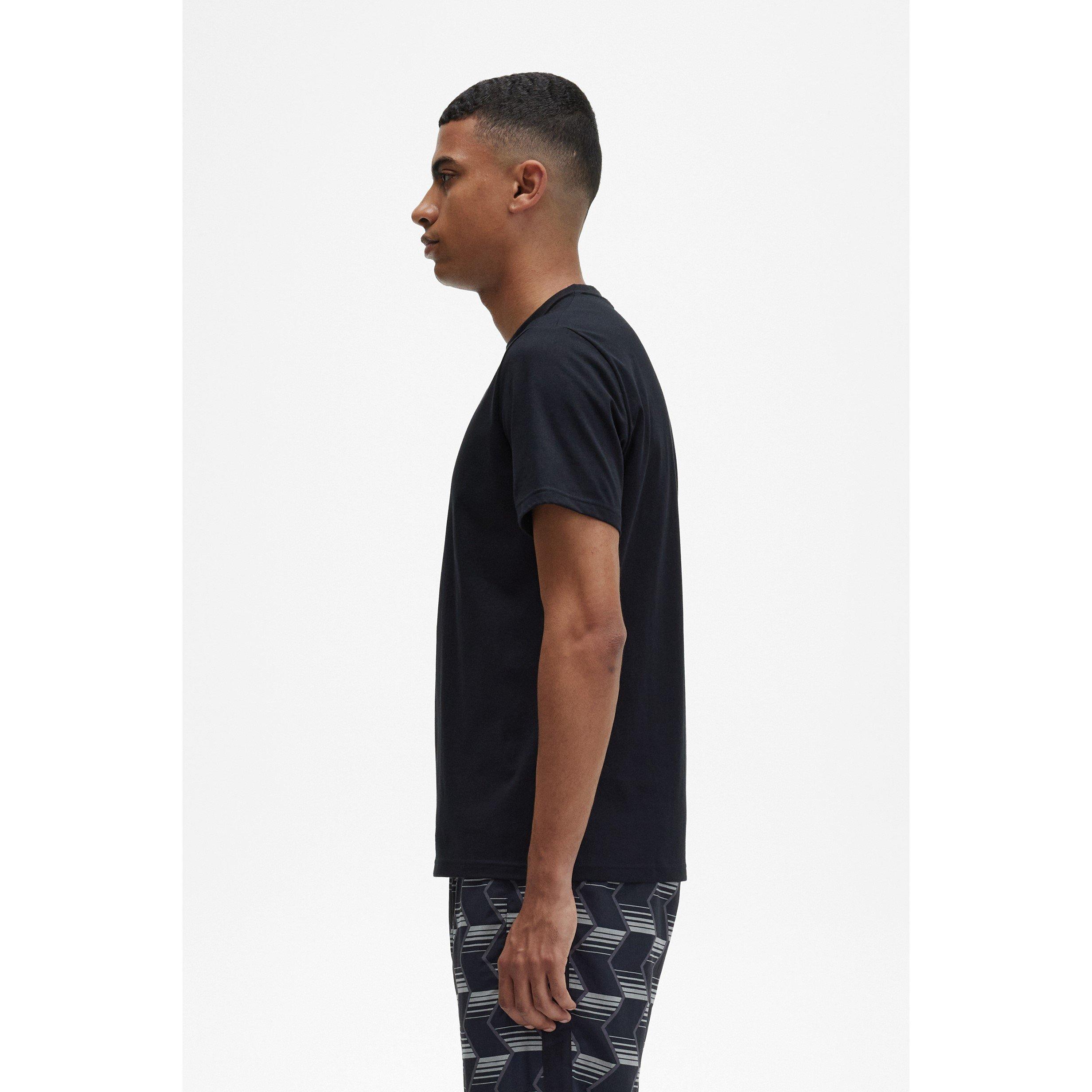 Black 102 - Fred Perry - Embroidered Logo T Shirt - 4