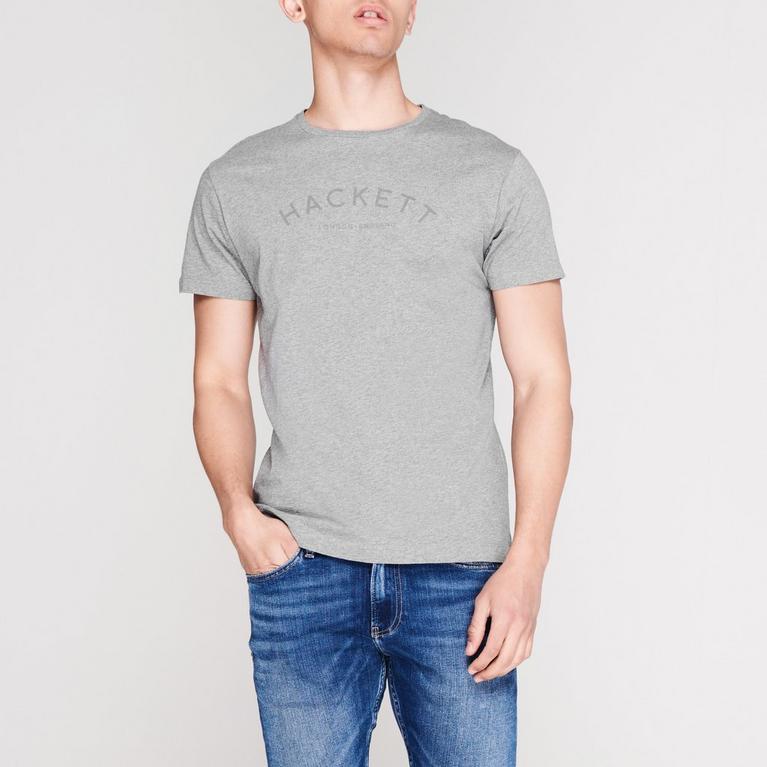 Grey Marl933 - Hackett - Classic Logo T-Shirt - 2
