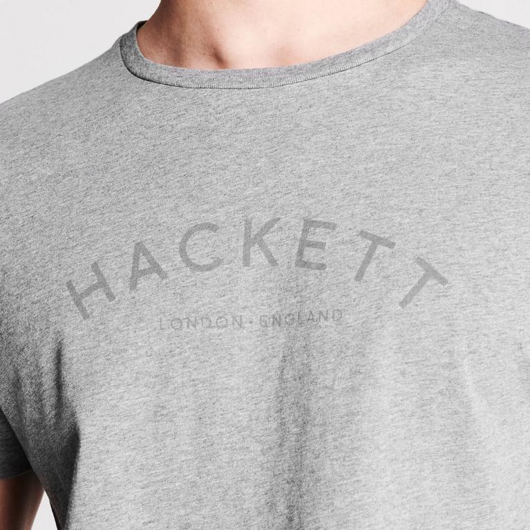 Grey Marl933 - Hackett - Classic Logo T-Shirt - 4