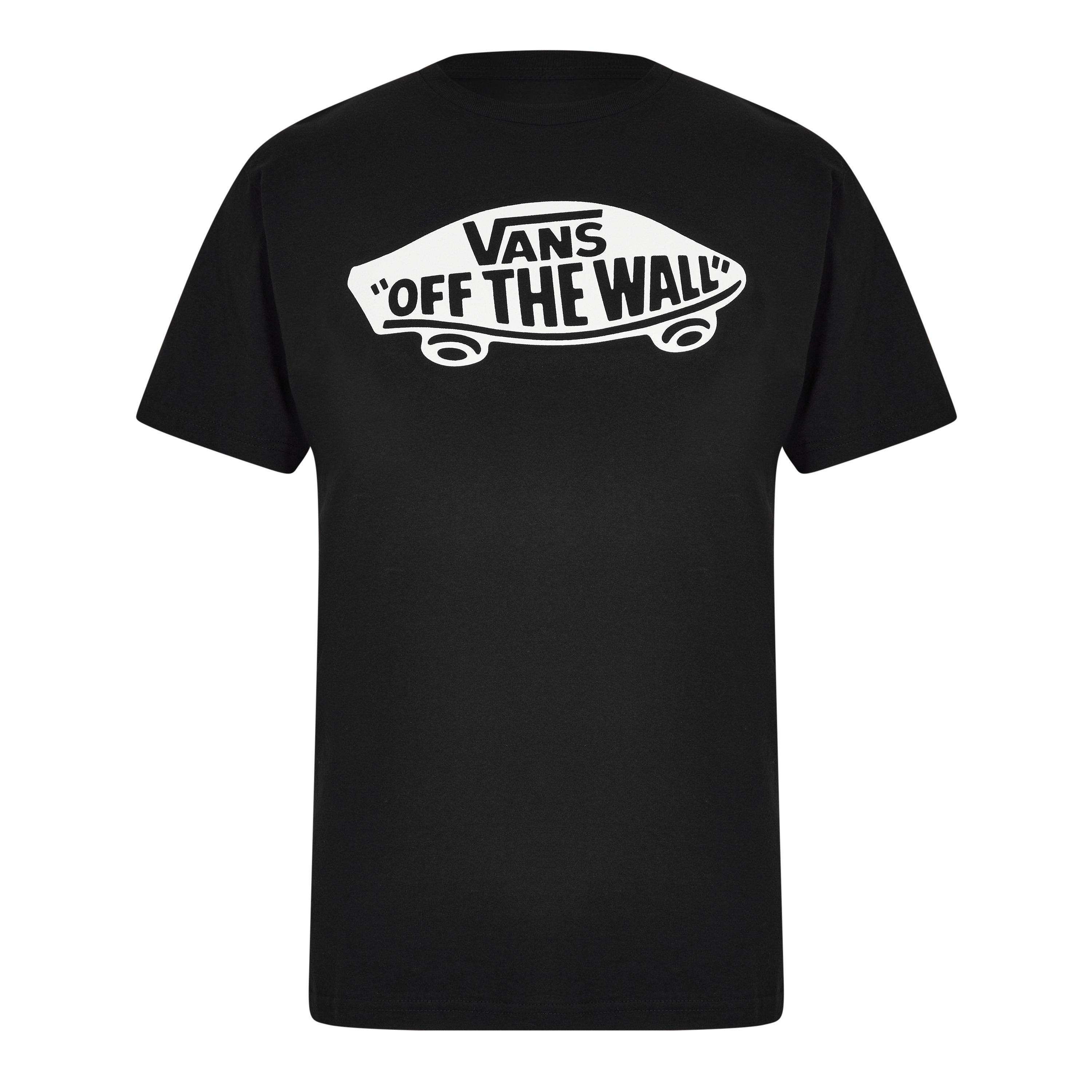 Zwart-Wit - Vans - Off The Wall Board T-Shirt - 1