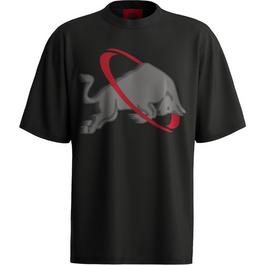 Hugo Signature Bull Motif Oversized T-Shirt