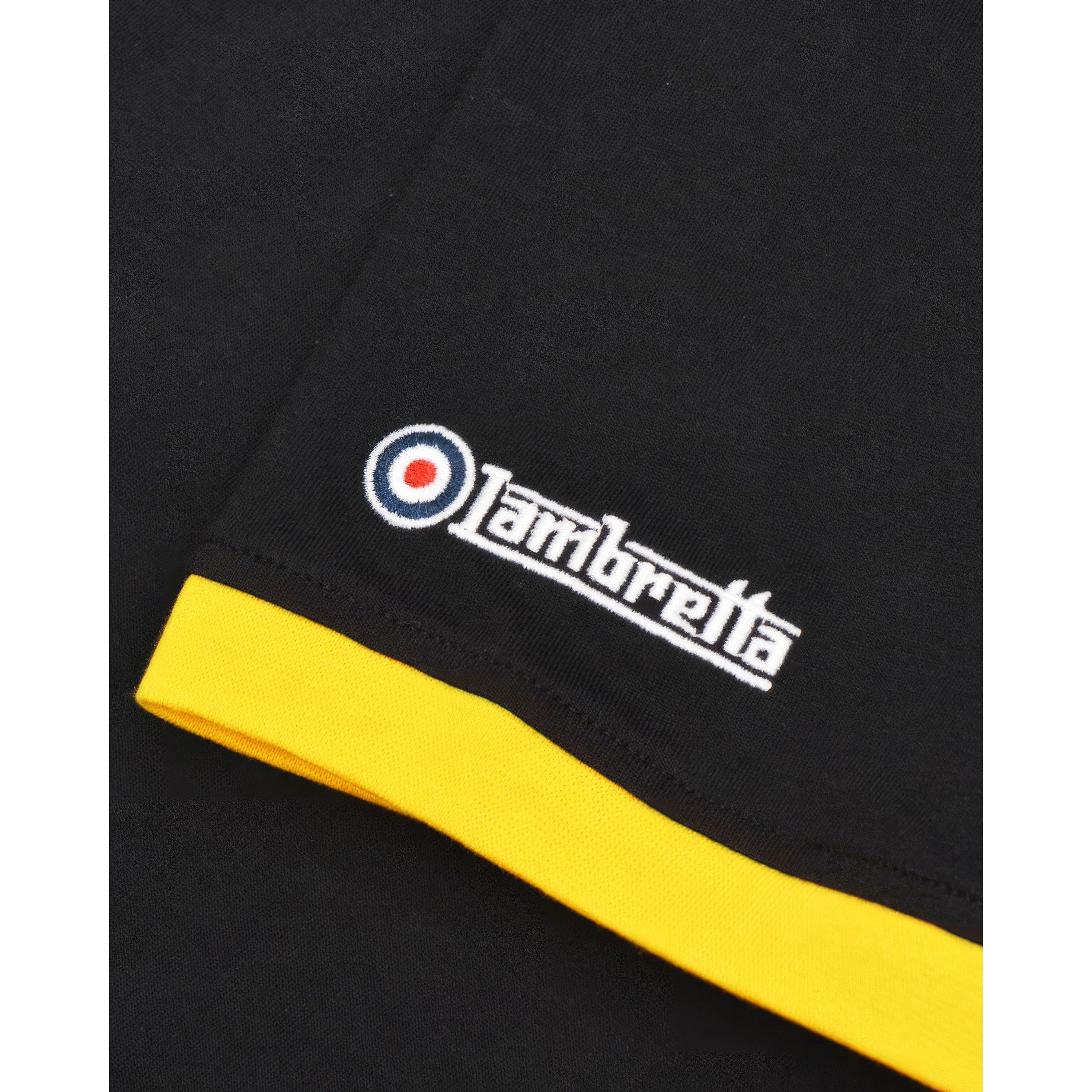 Black/Gold - Lambretta - Ringer Tee - 4