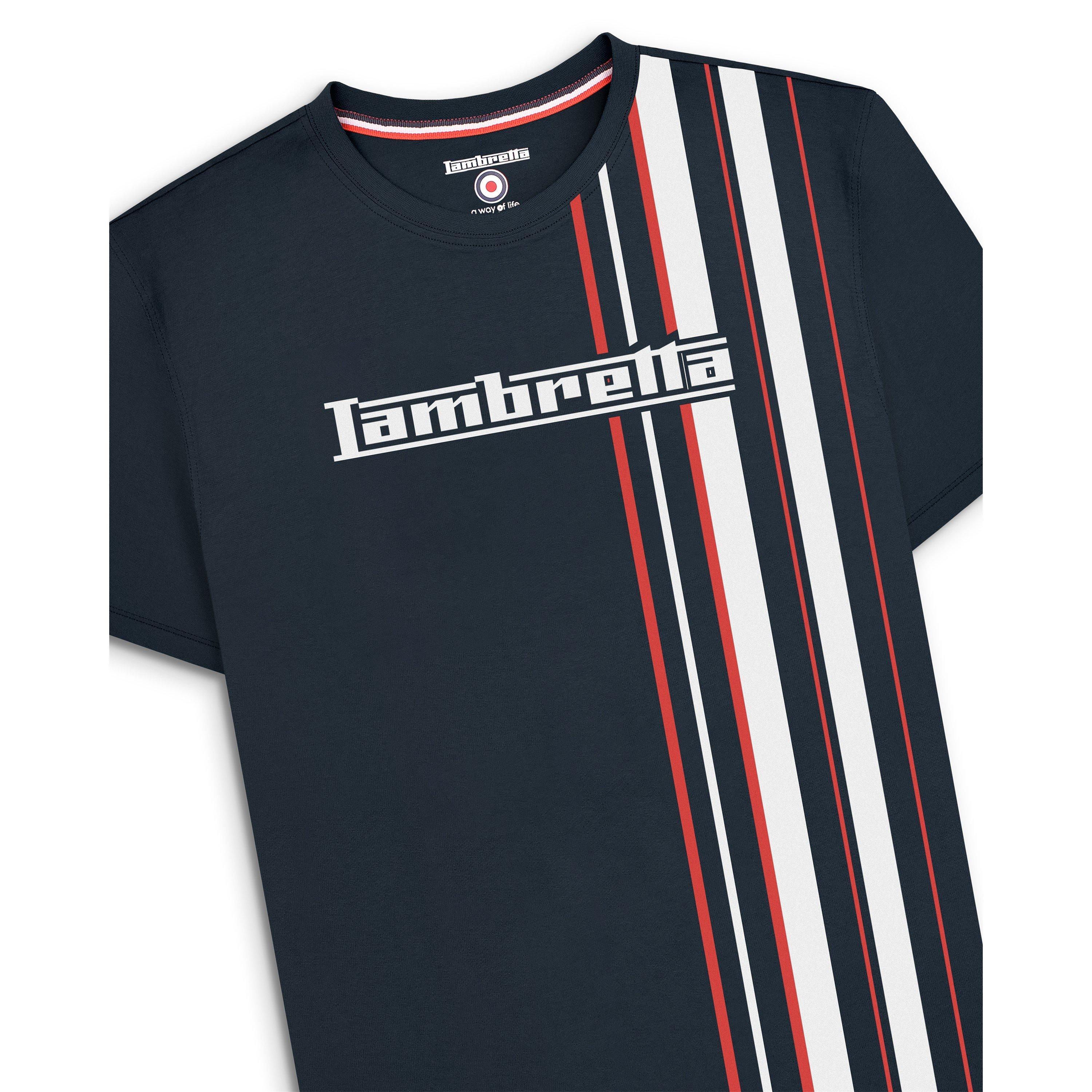 Azul marino / rojo / blanco - Lambretta - Ringer Tee - 3