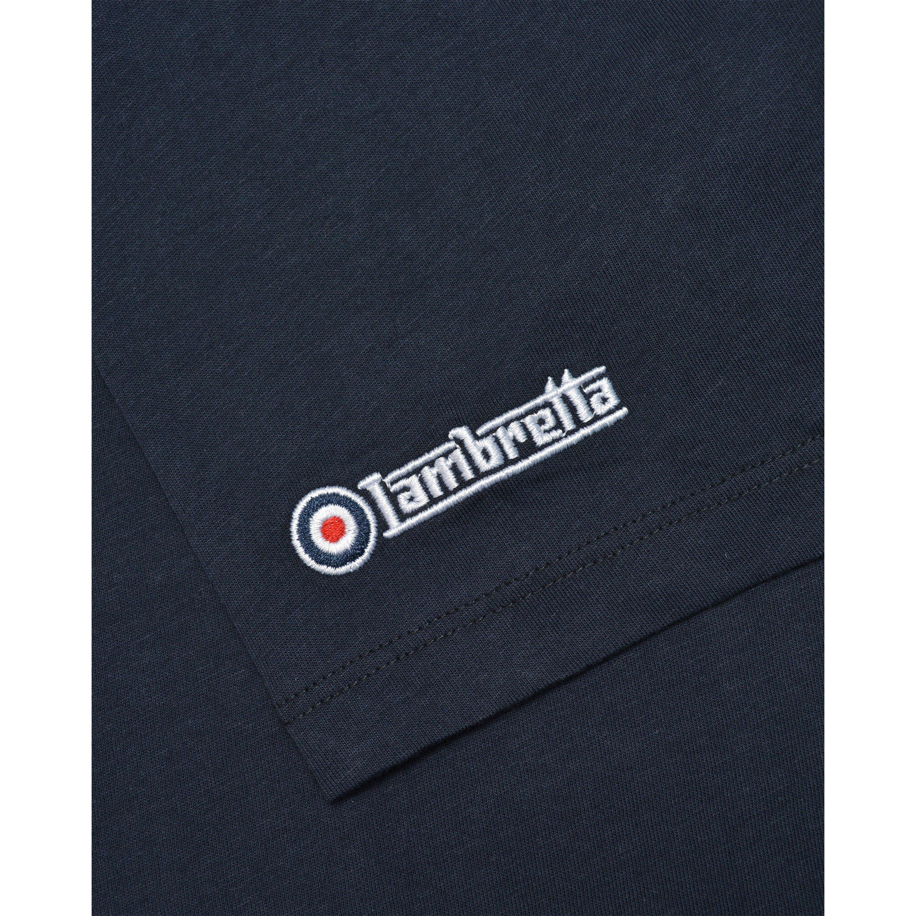 Azul marino / rojo / blanco - Lambretta - Ringer Tee - 4