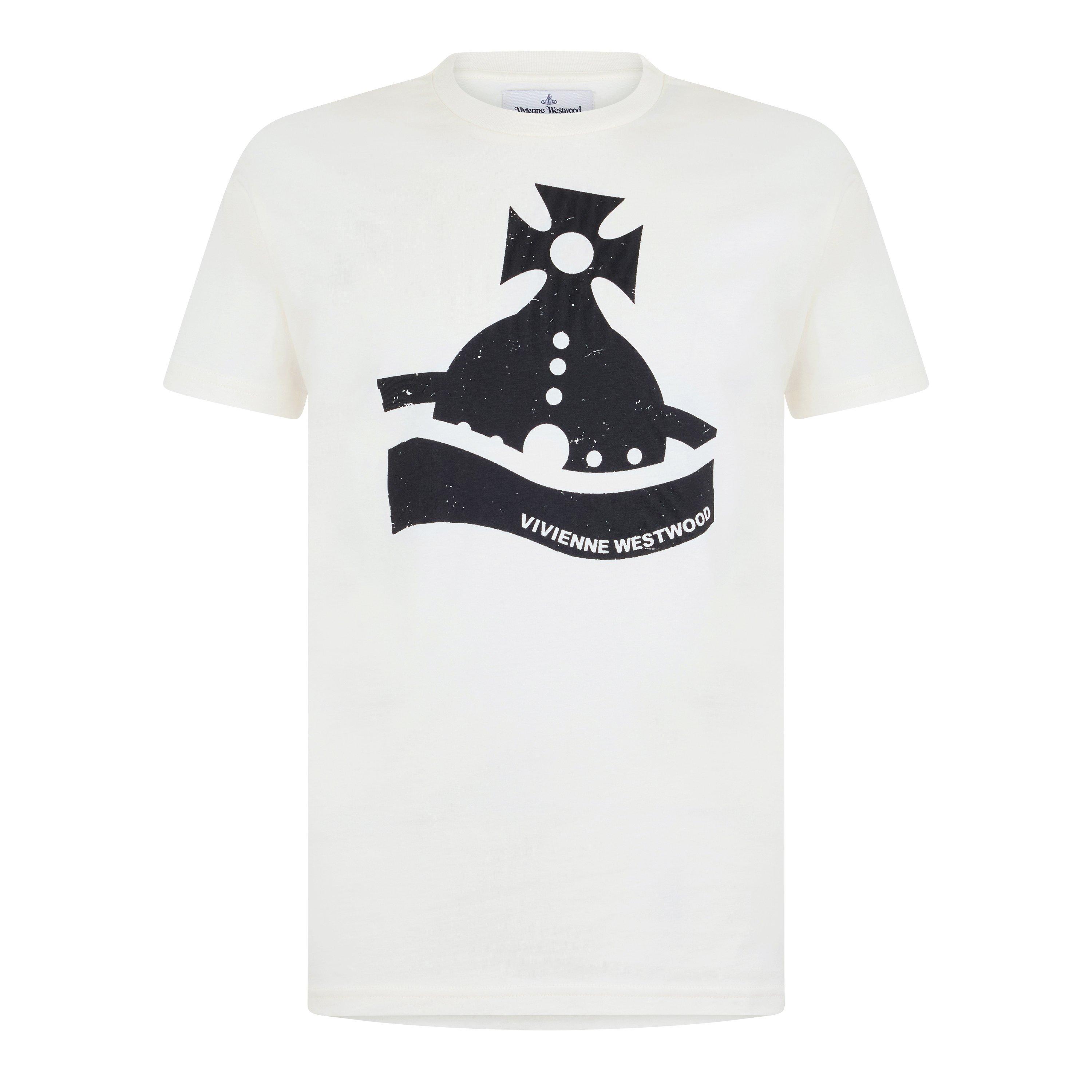 White - Vivienne Westwood - Sunken Orb T-Shirt - 5