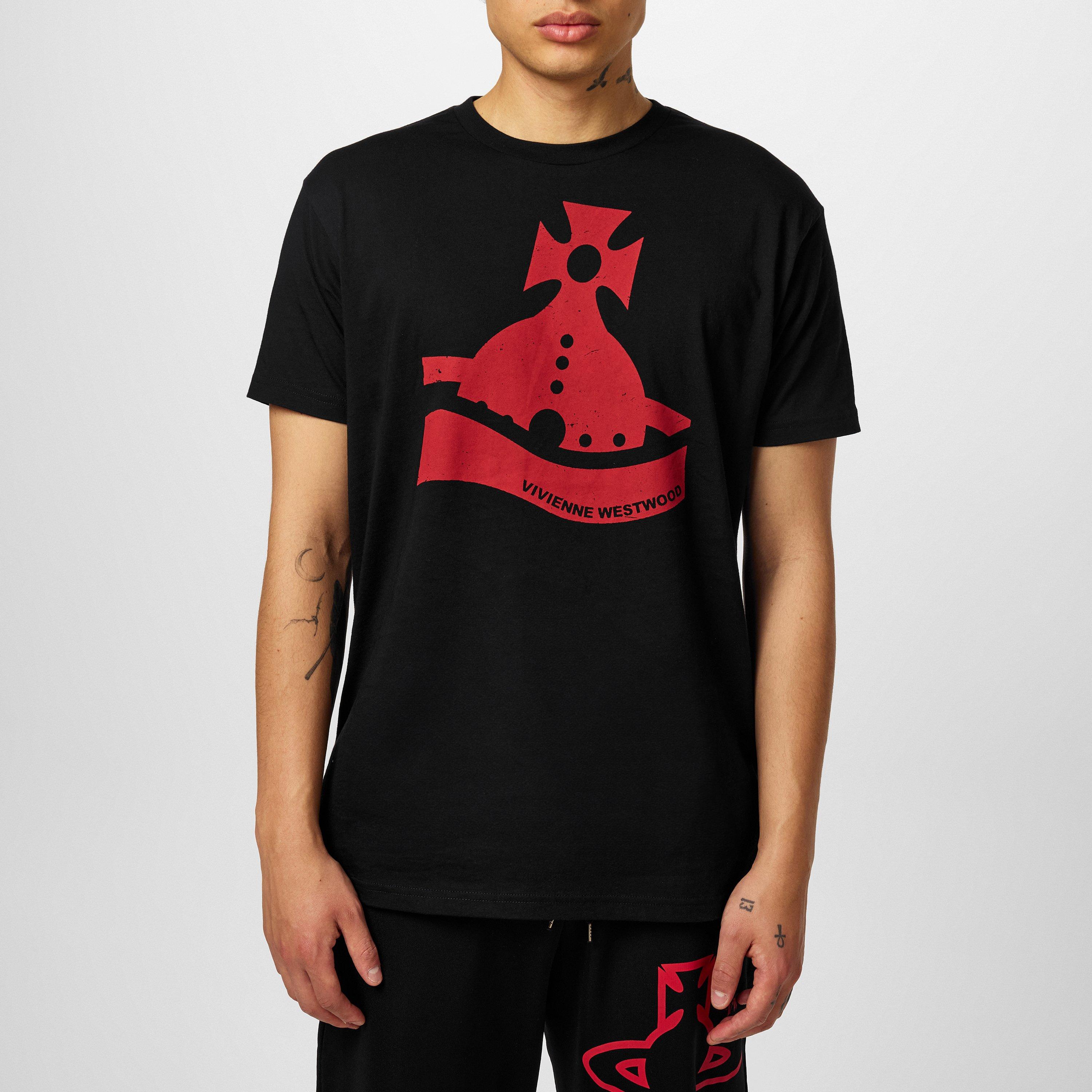 Black - Vivienne Westwood - Sunken Orb T-Shirt - 1
