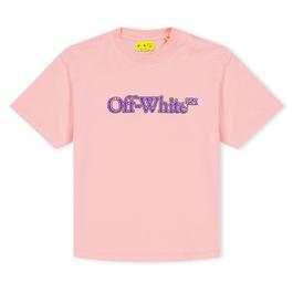 Off White Big Bookish T Shirt Childrens