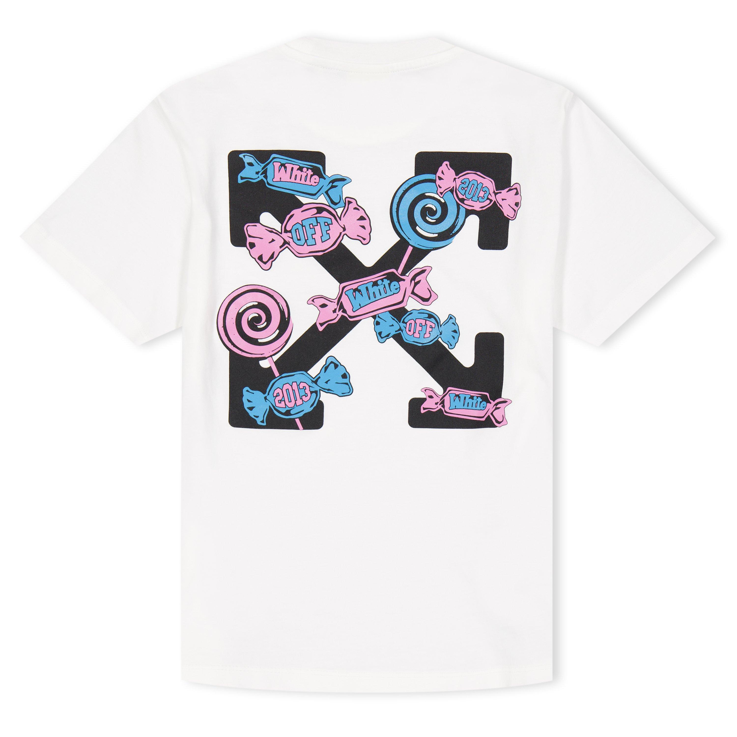 White 0110 - Off White - Kids Lollipop Graphic T-Shirt - 2