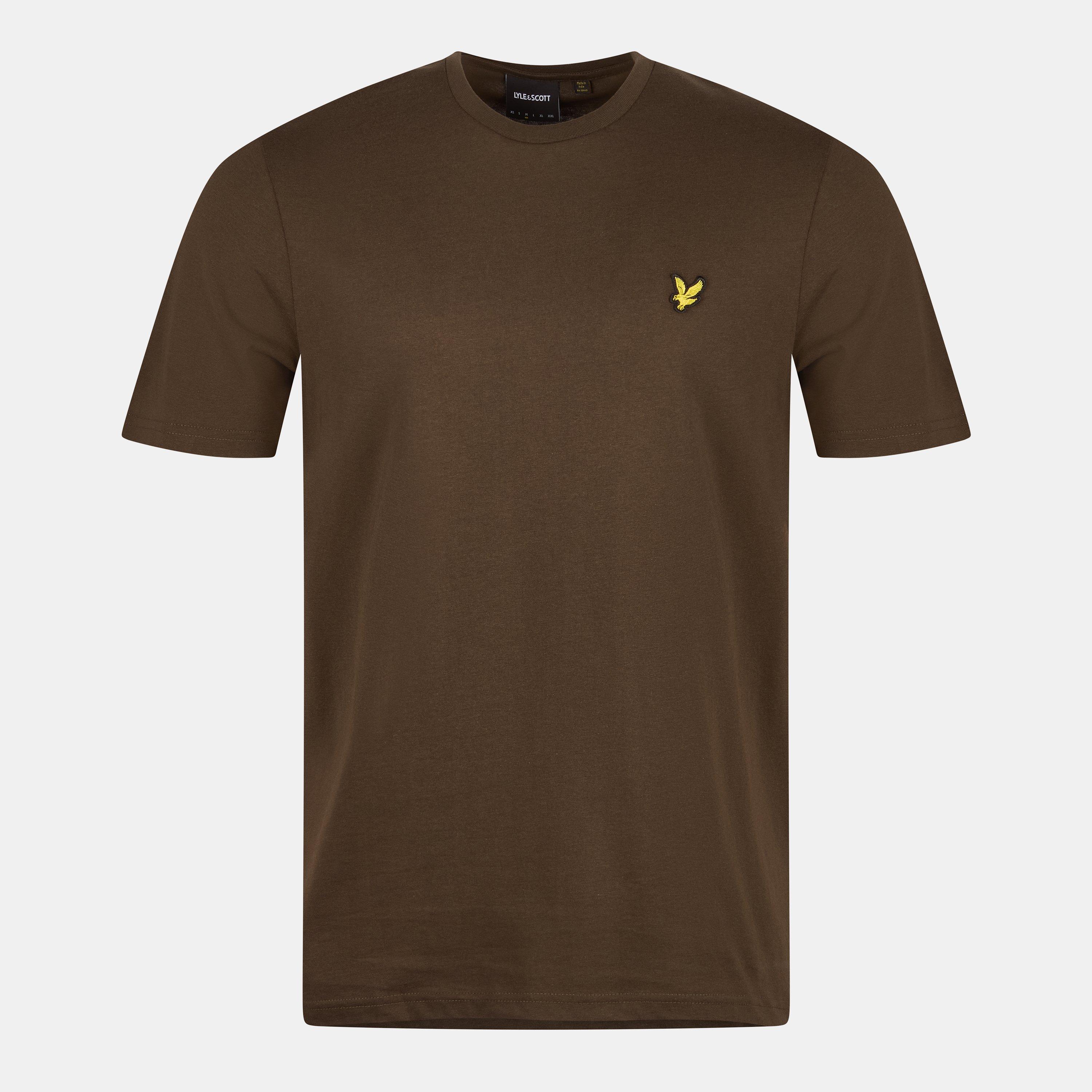 Lyle And Scott Men's Basic Logo T Shirt - Olive W485 - L