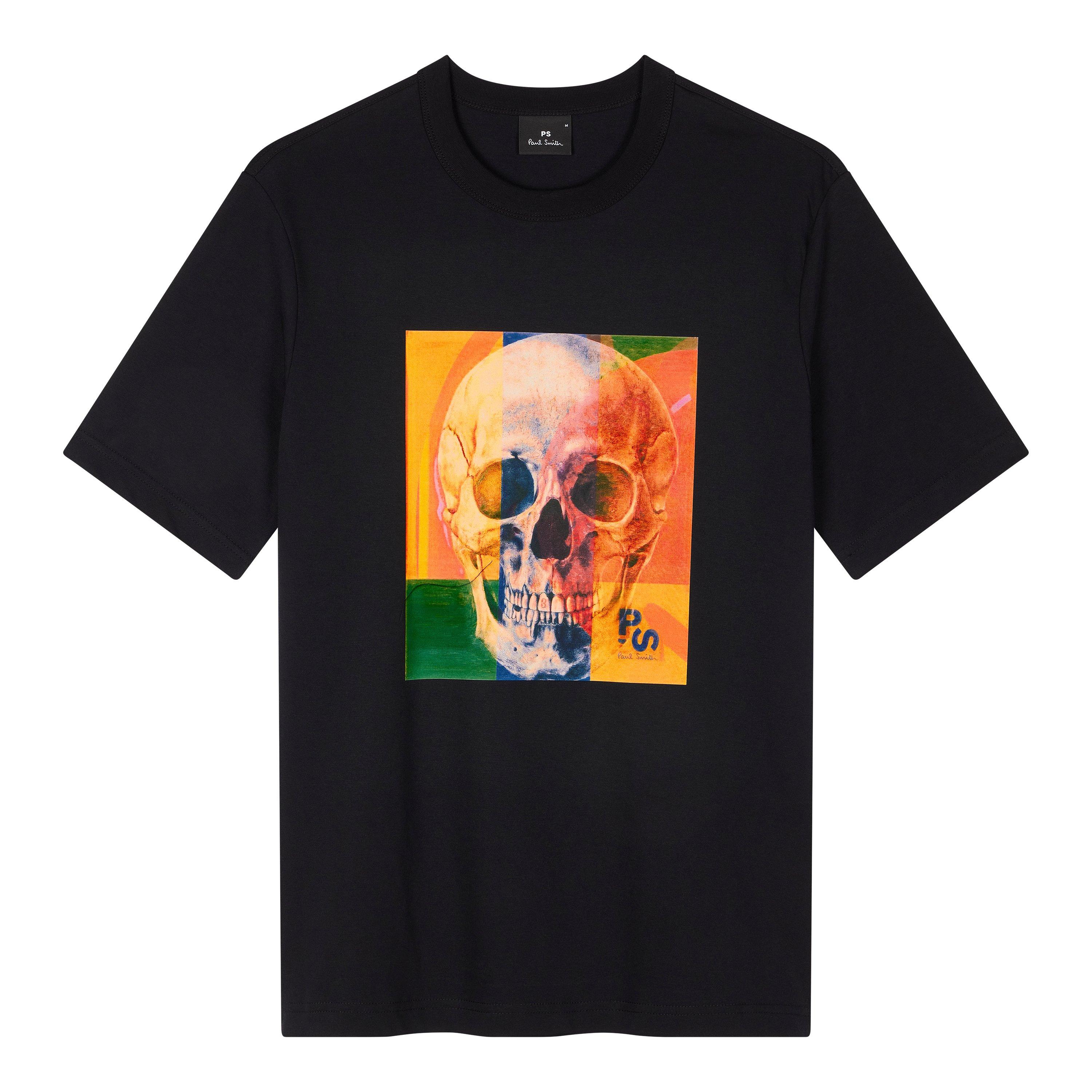 Black 79 - PS Paul Smith - Men's Skull Graphic Print T-Shirt - 1