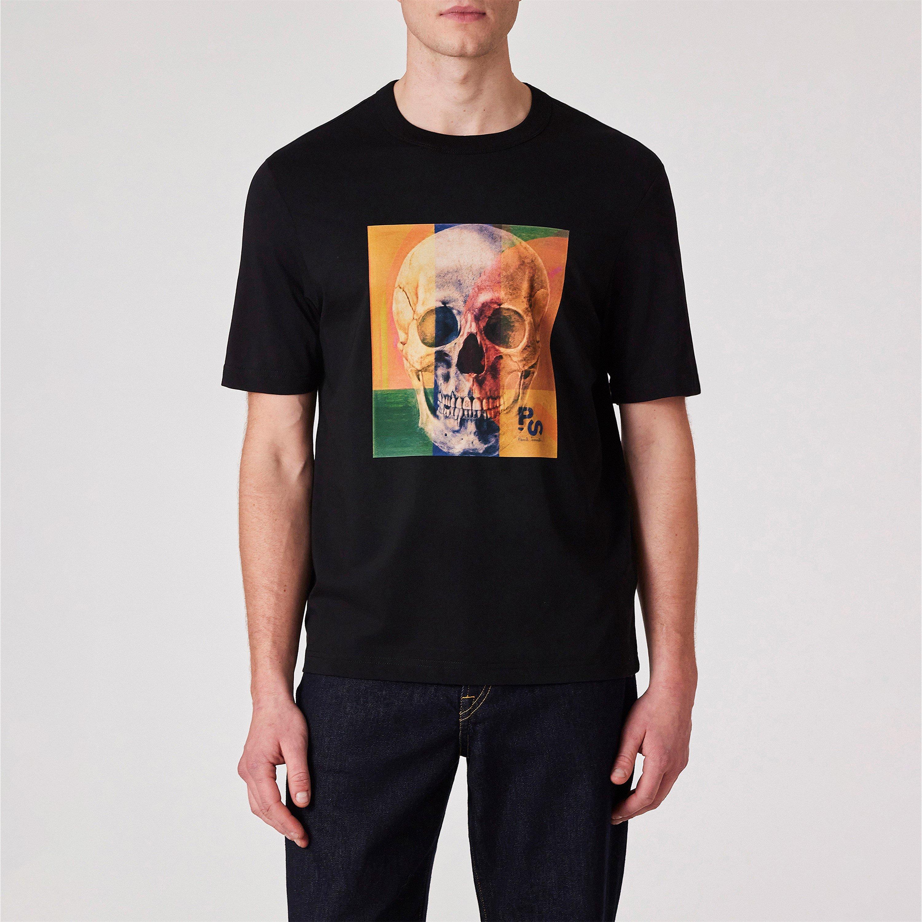 Black 79 - PS Paul Smith - Men's Skull Graphic Print T-Shirt - 3