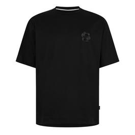 Boss Embroidered Monogram T Shirt