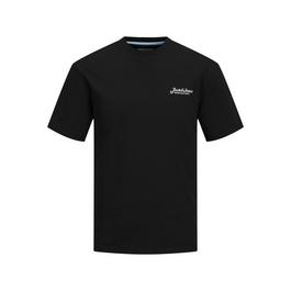 Jack and Jones Short Sleeve Logo T-Shirt Mens