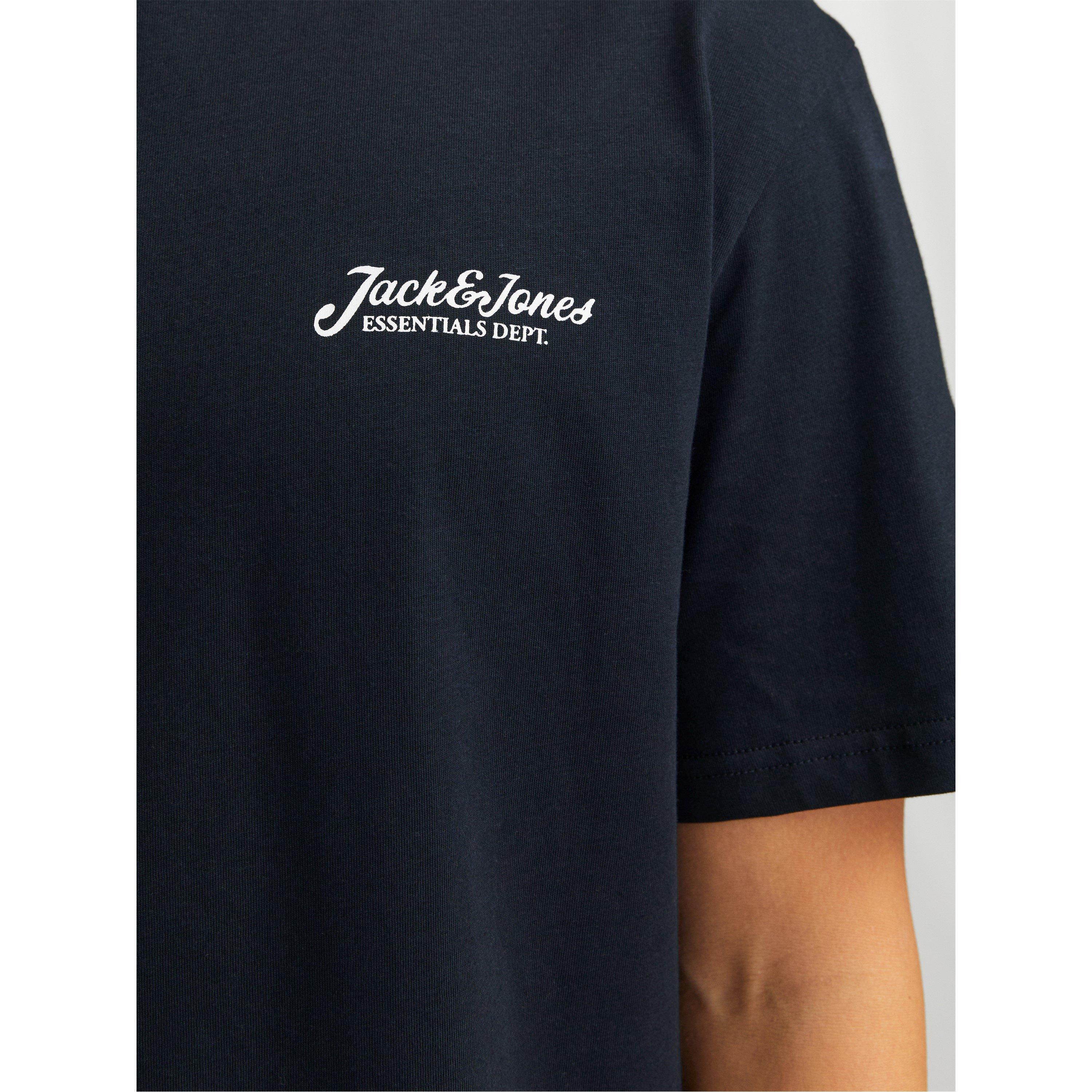 Sky Captain - Jack and Jones - Men's JJ Short Sleeve Logo Regular Fit T-Shirt - 4