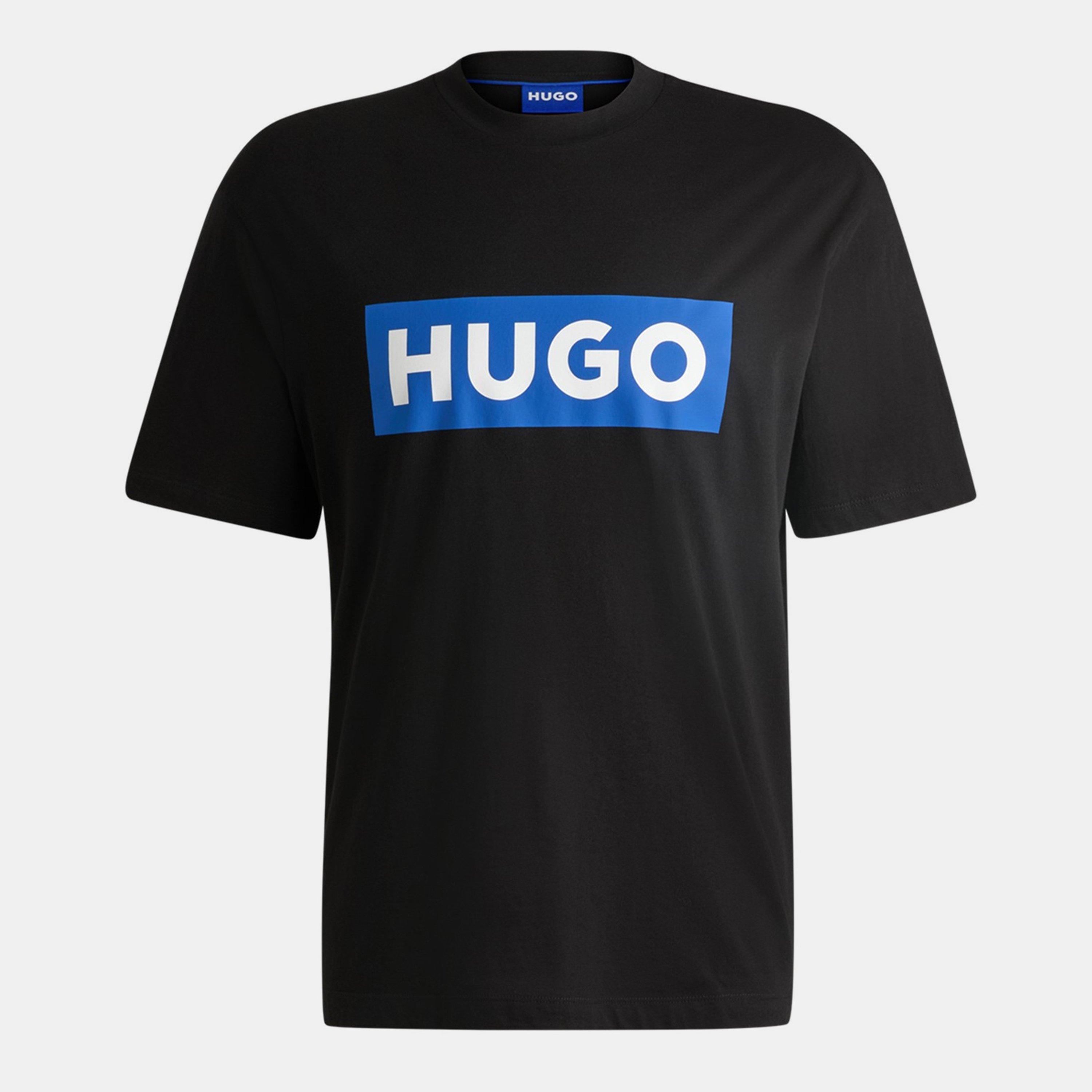 Hugo Men's  Iconic Logo Short Sleeve T-Shirt - Black 001 - Medium