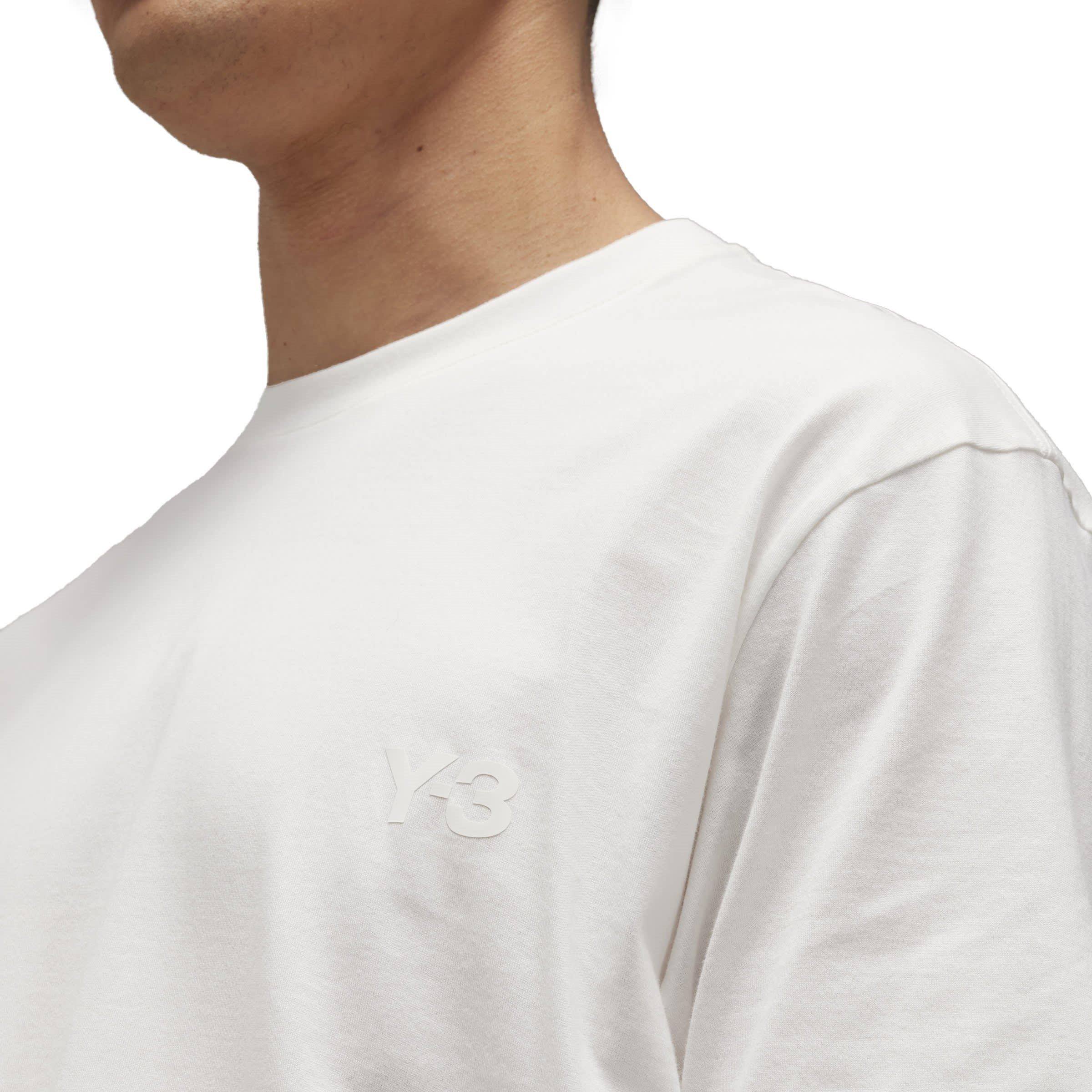 WHITE - Y3 - Men's Bird Regular Fit T-Shirt - 9