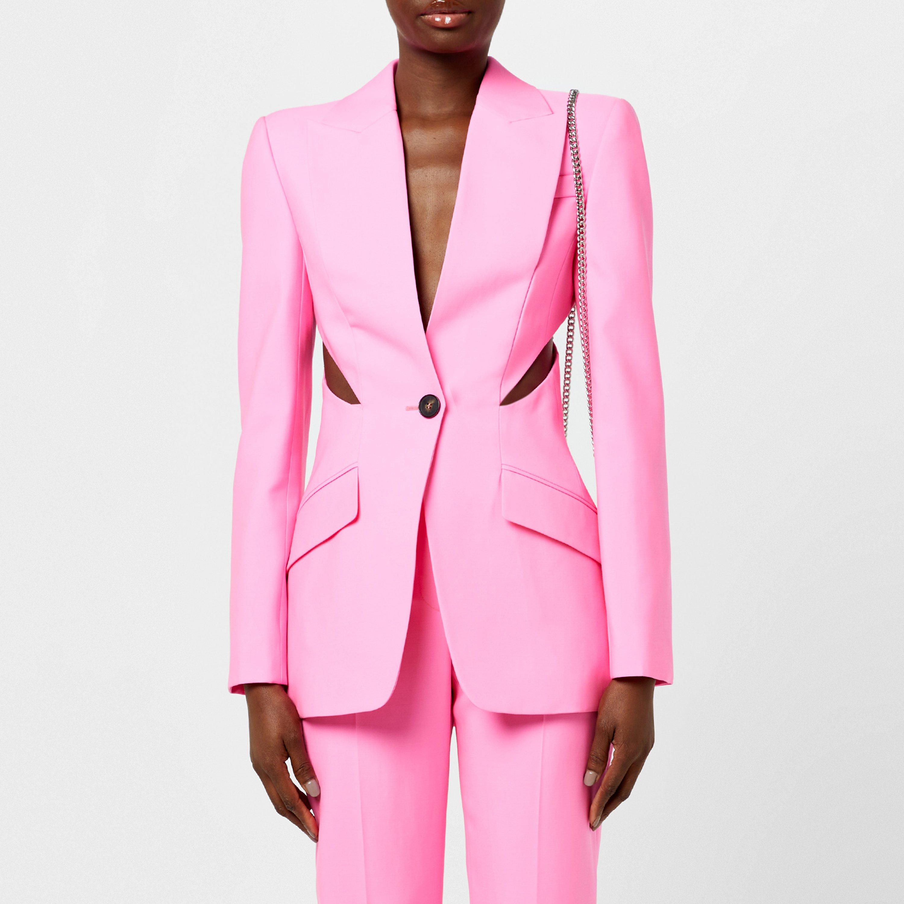 【関税・送料込み】MCQUEEN BLAZERS Alexander McQueen zip-embellished single-breasted Blazer