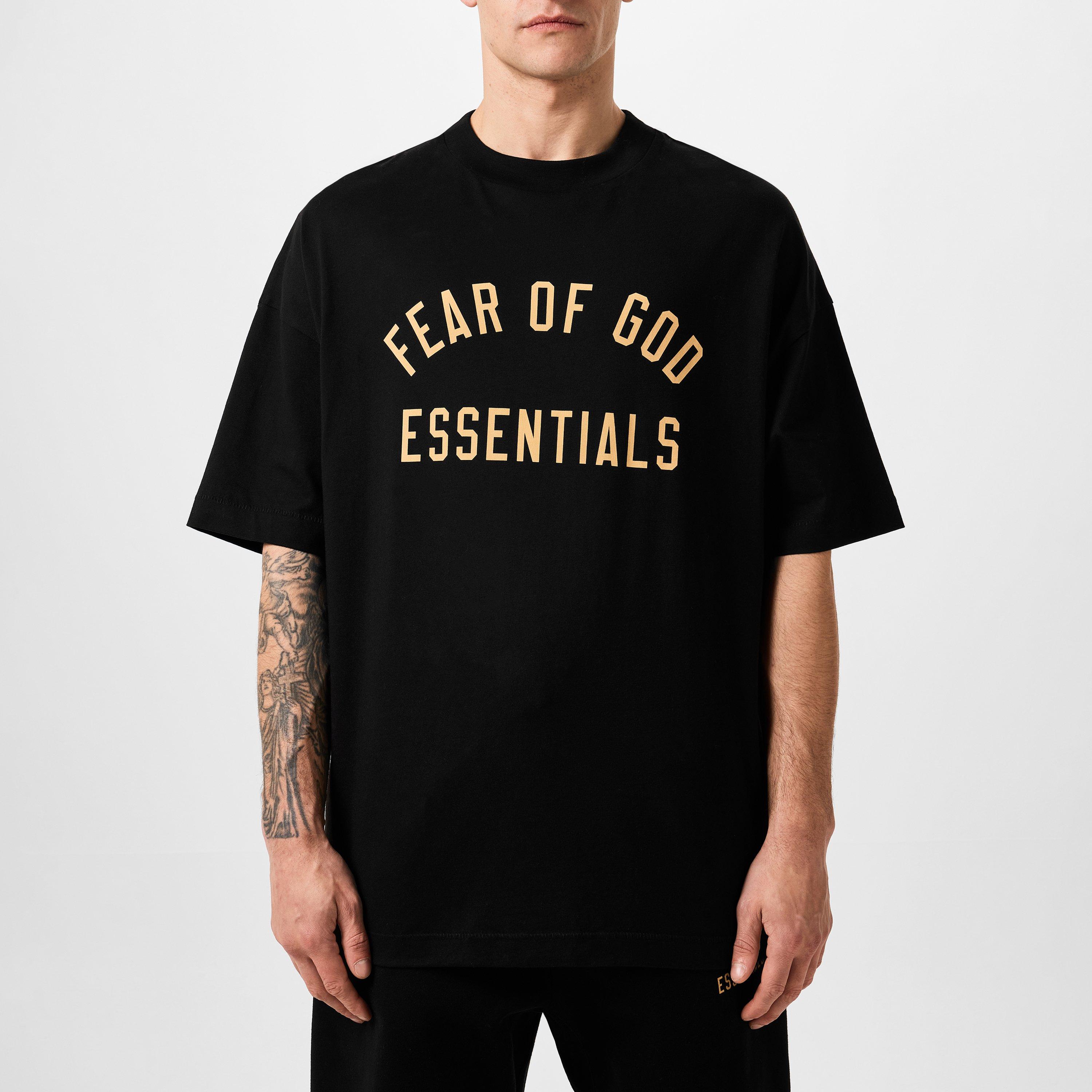 Black - Fear Of God Essentials - Jersey Crewneck Tee - 3