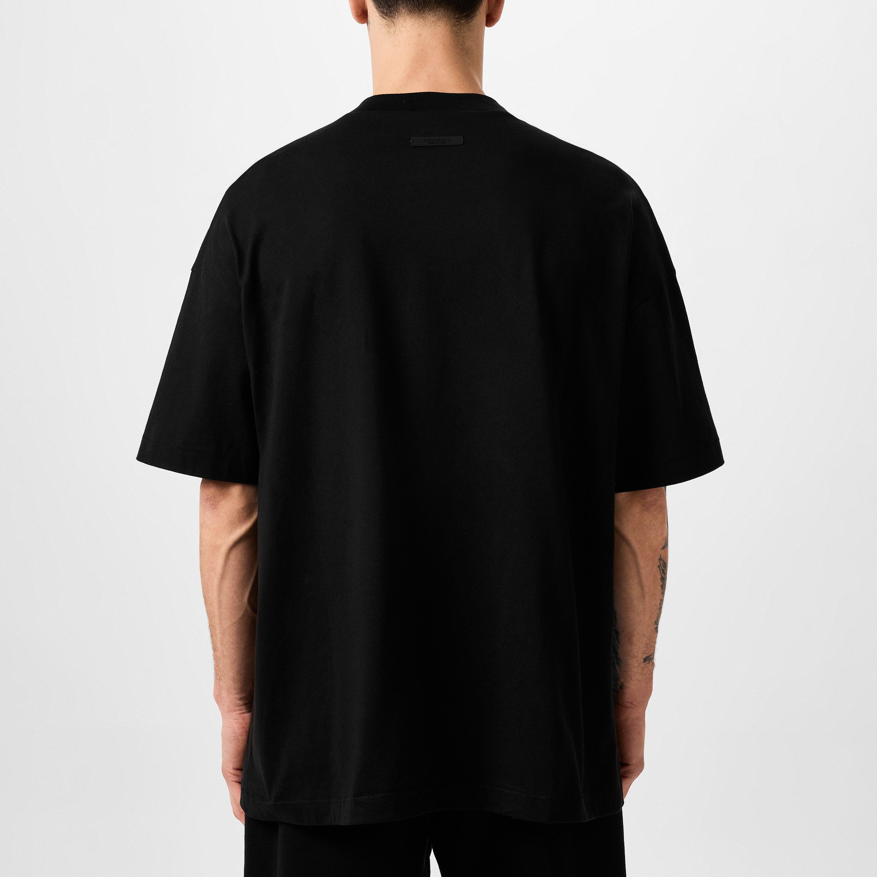 Black - Fear Of God Essentials - Jersey Crewneck Tee - 4