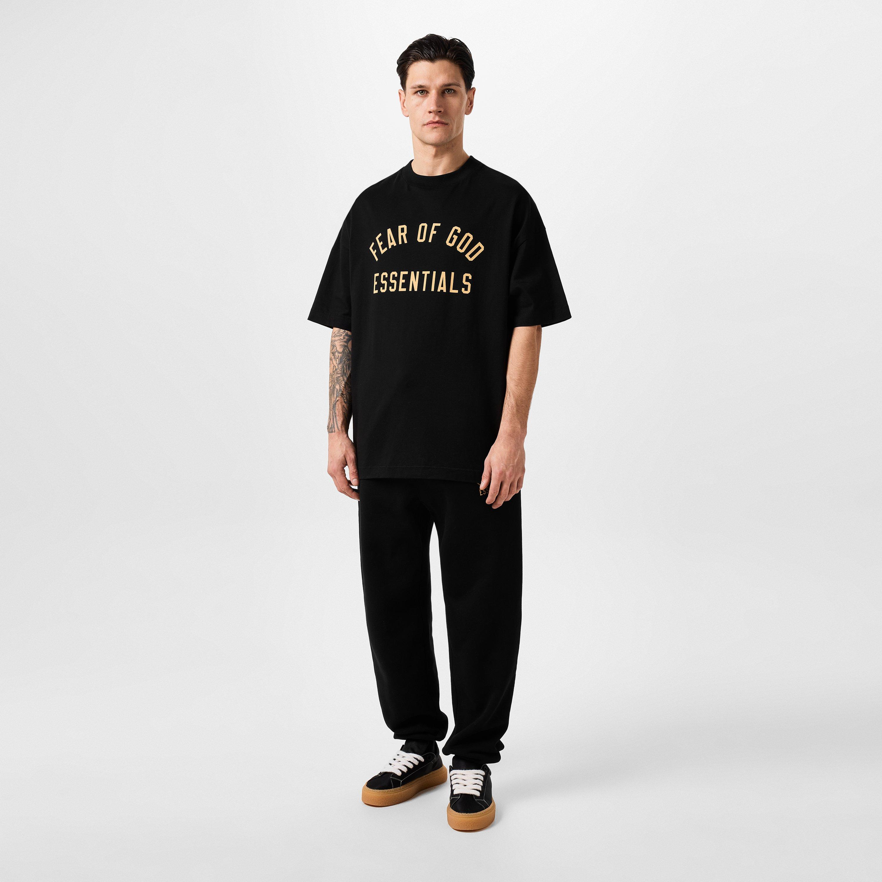 Black - Fear Of God Essentials - Jersey Crewneck Tee - 6