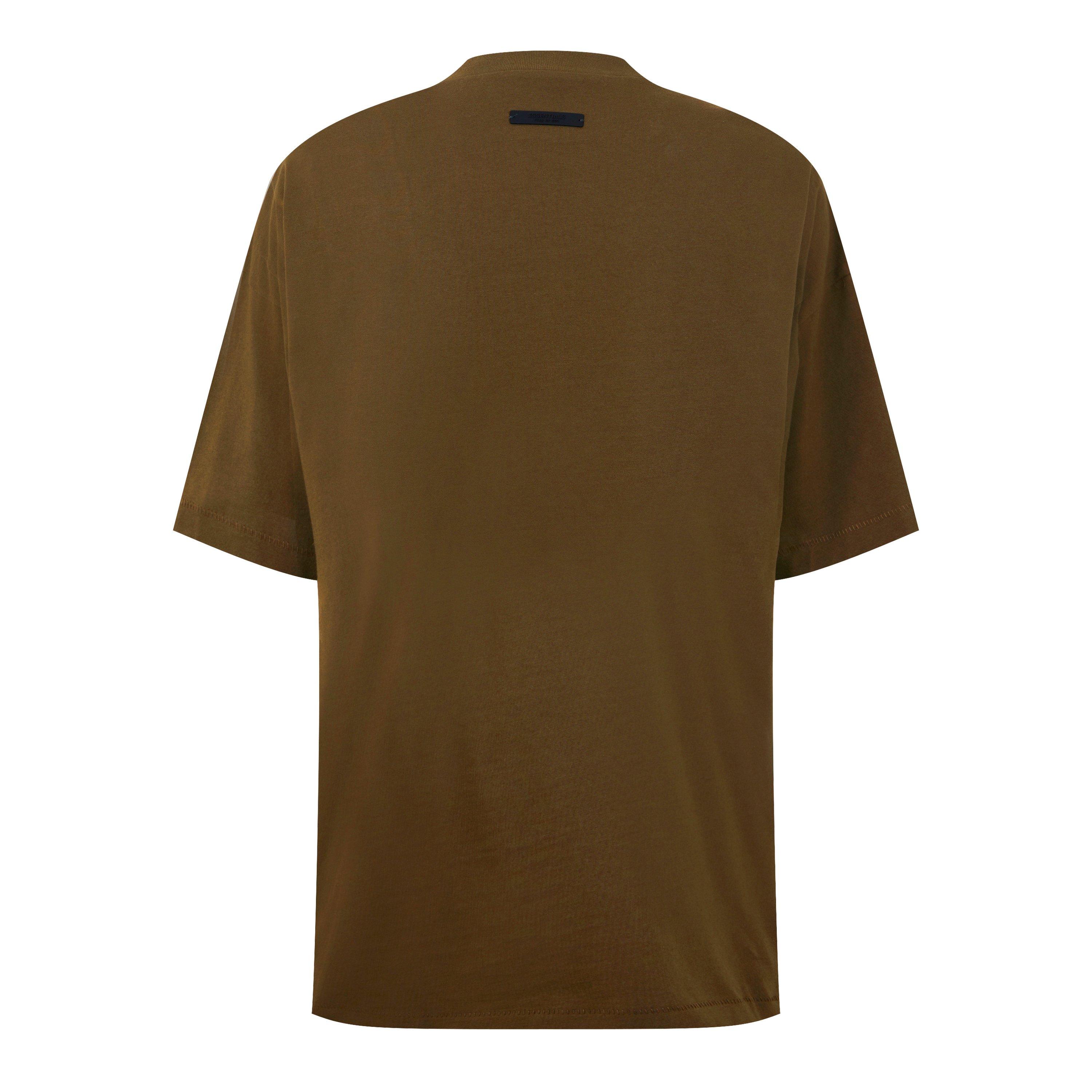 Olive - Fear Of God Essentials - Jersey Crewneck Tee - 2