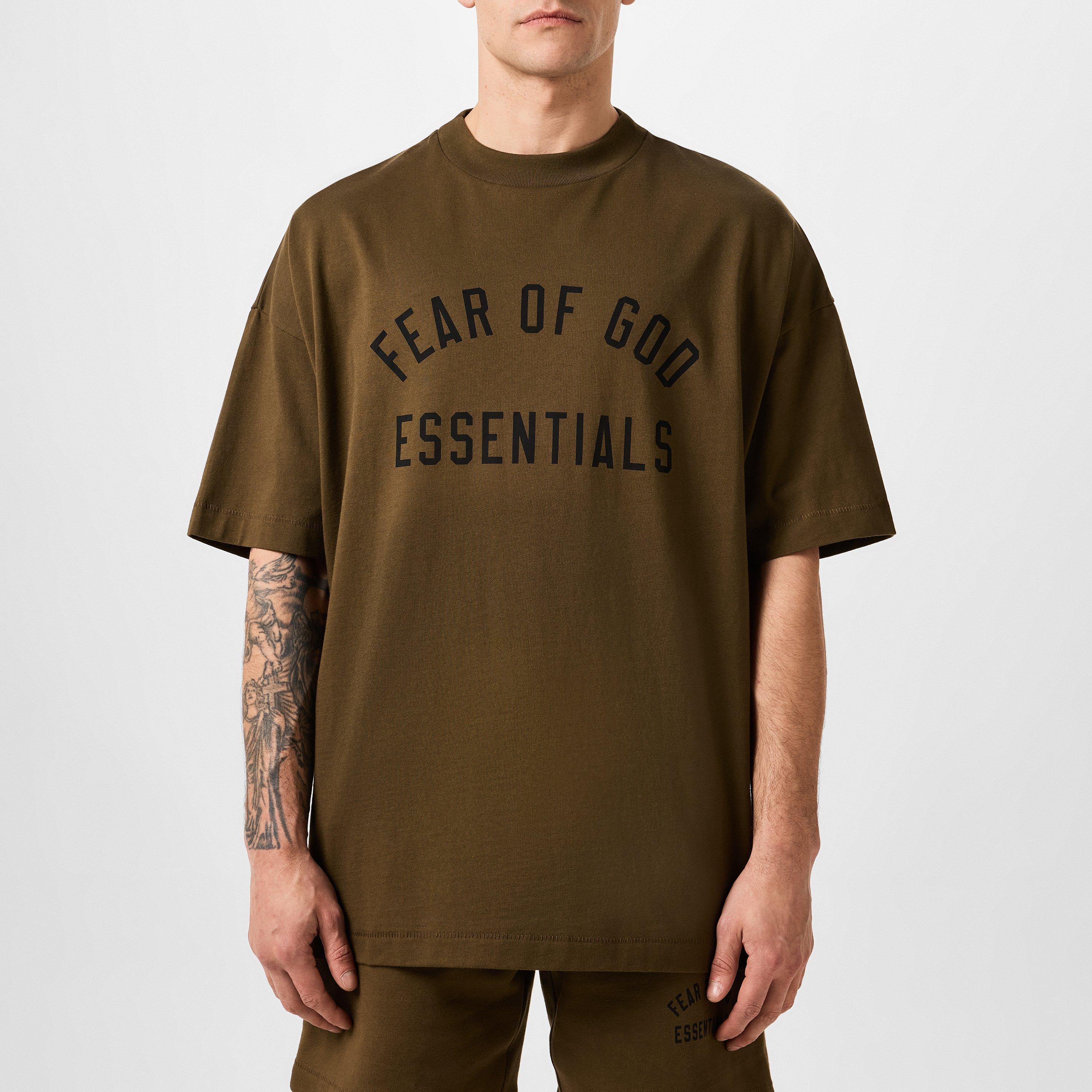 FEAR OF GOD ESSENTIALS T-shirt A Maniche Lunghe Con Stampa - Foto 14