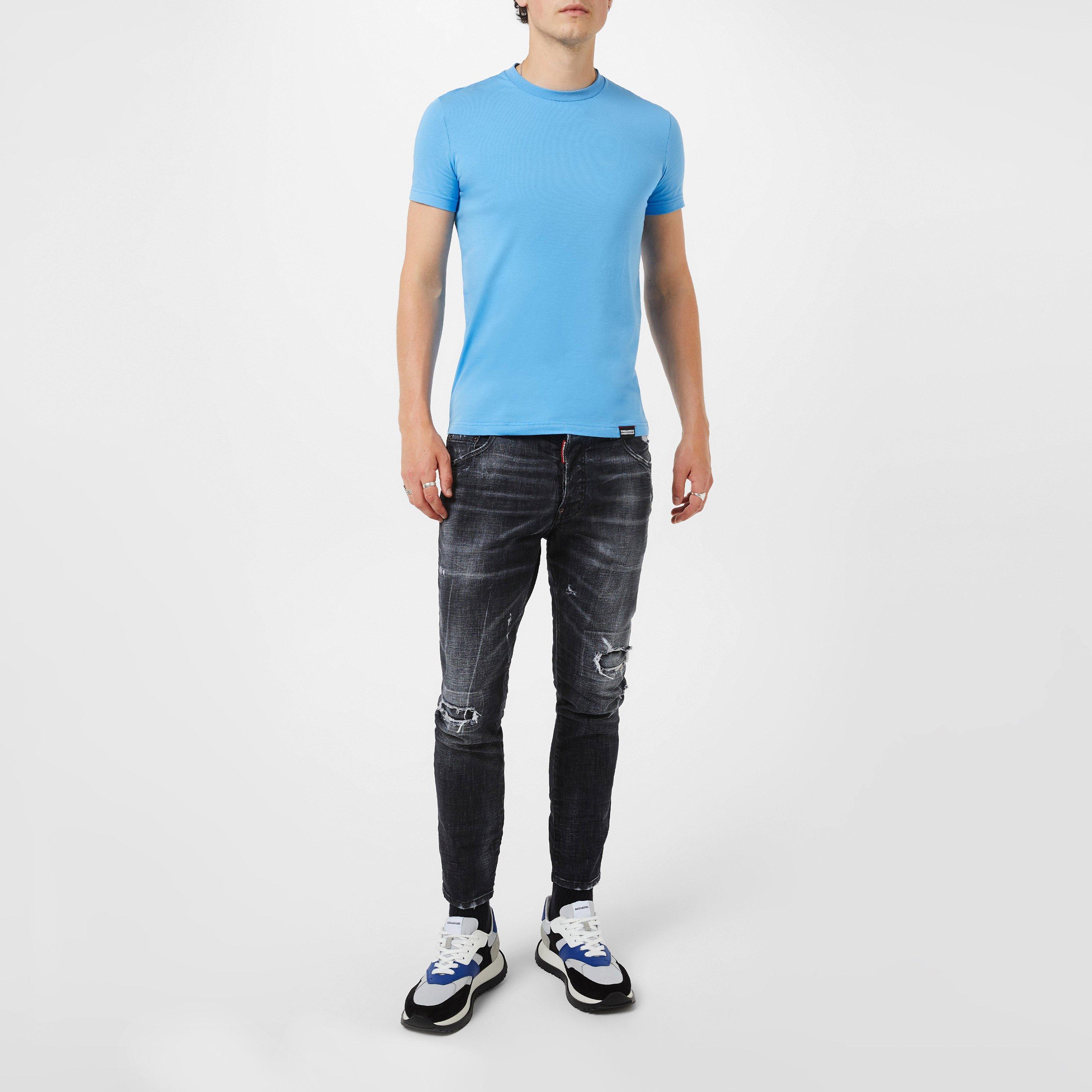 Blue/Green - DSquared2 - Technicolour T Shirt - 4