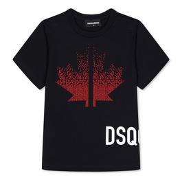 DSquared2 Logo T Shirt Juniors