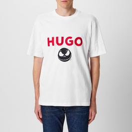 Hugo X Disney's The Nightmare Before Christmas logo T-shirt