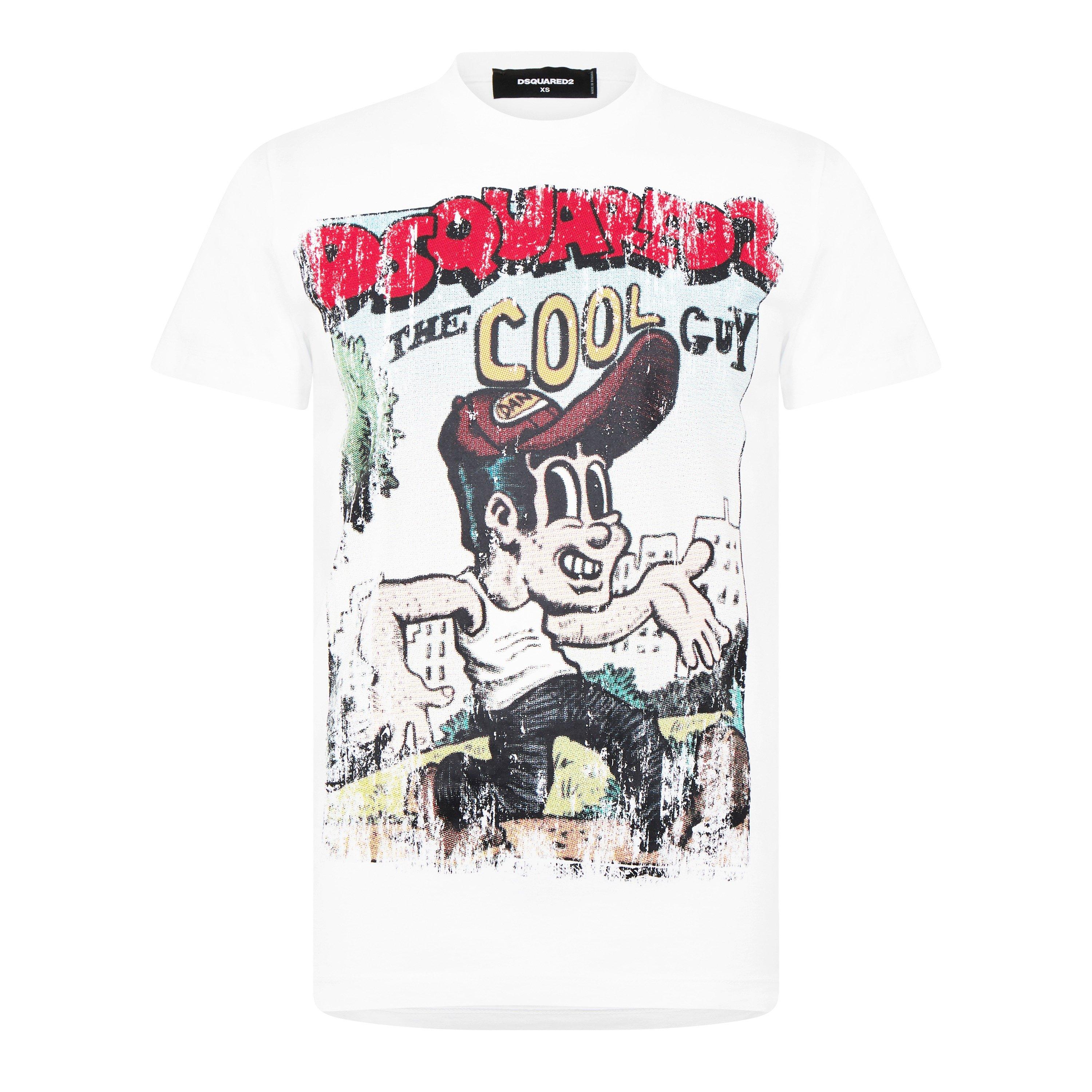 White - DSquared2 - Cool Guy T-Shirt - 6