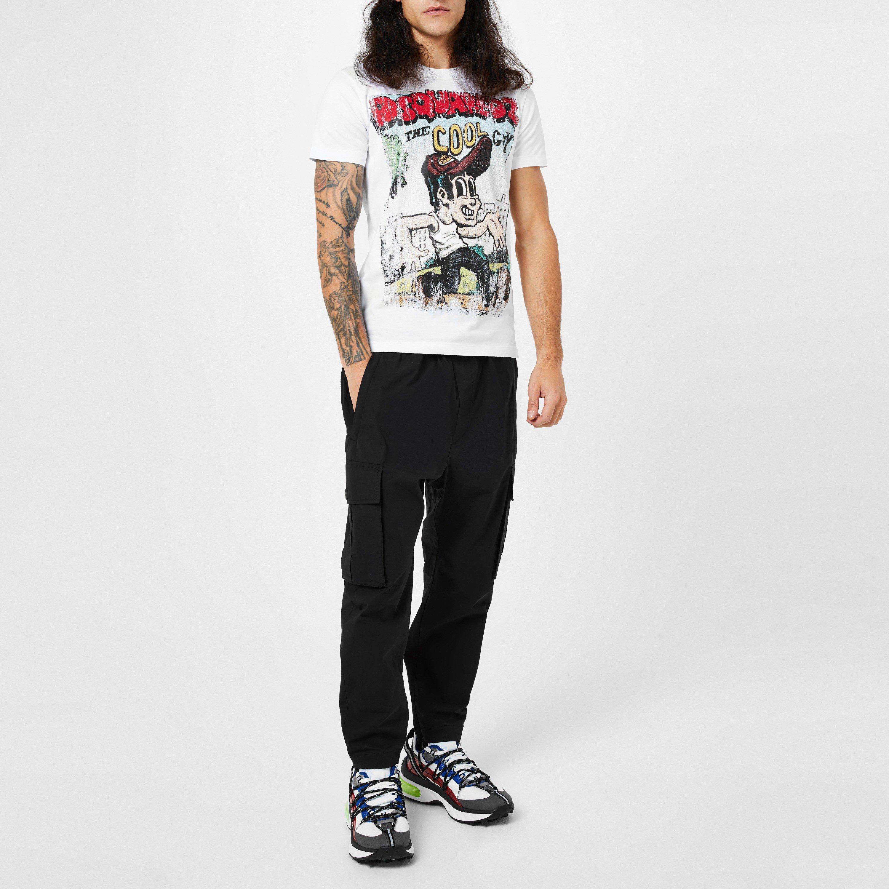 White - DSquared2 - Cool Guy T-Shirt - 5