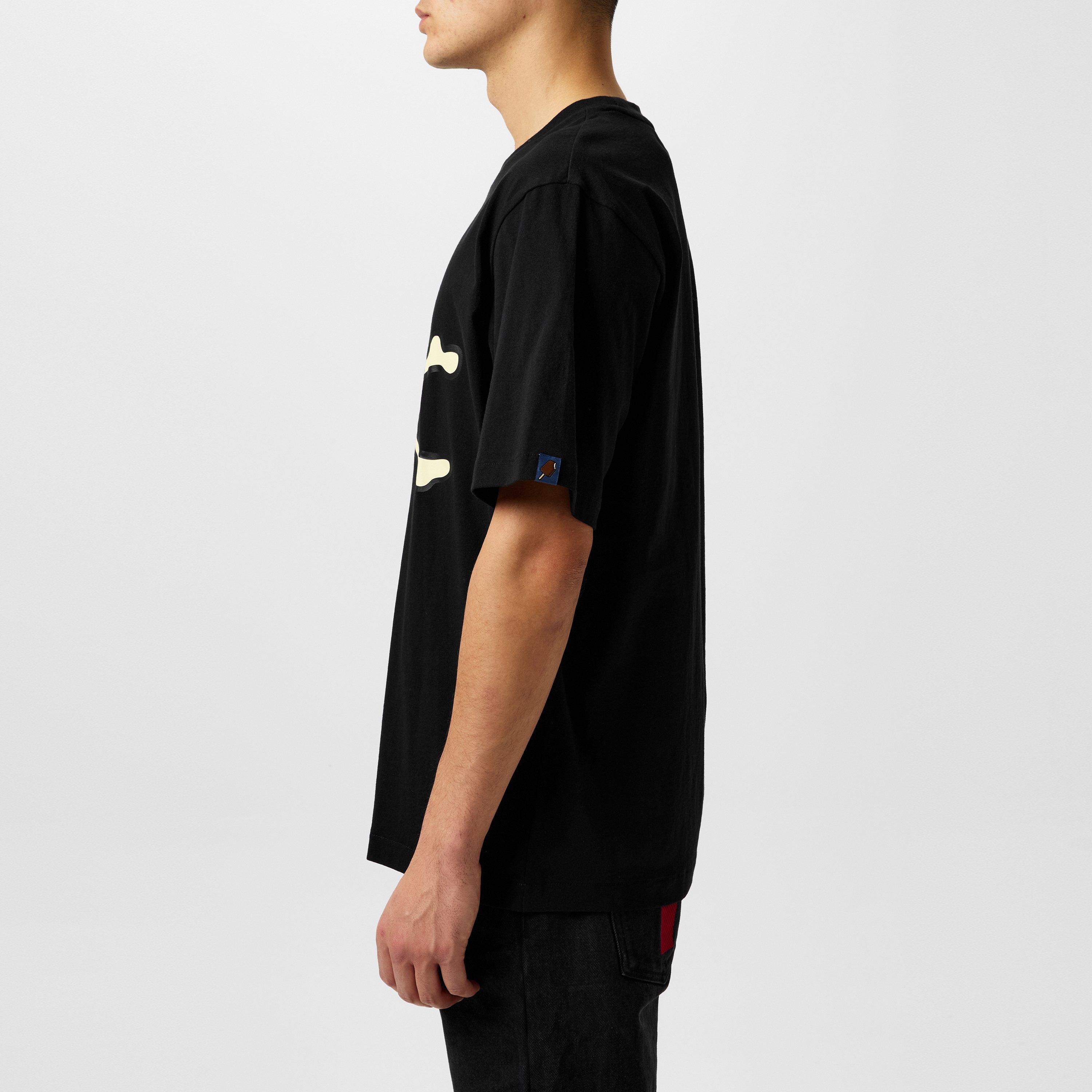 BLACK - ICECREAM - Men's Cones and Bones Regular Fit T-Shirt - 2