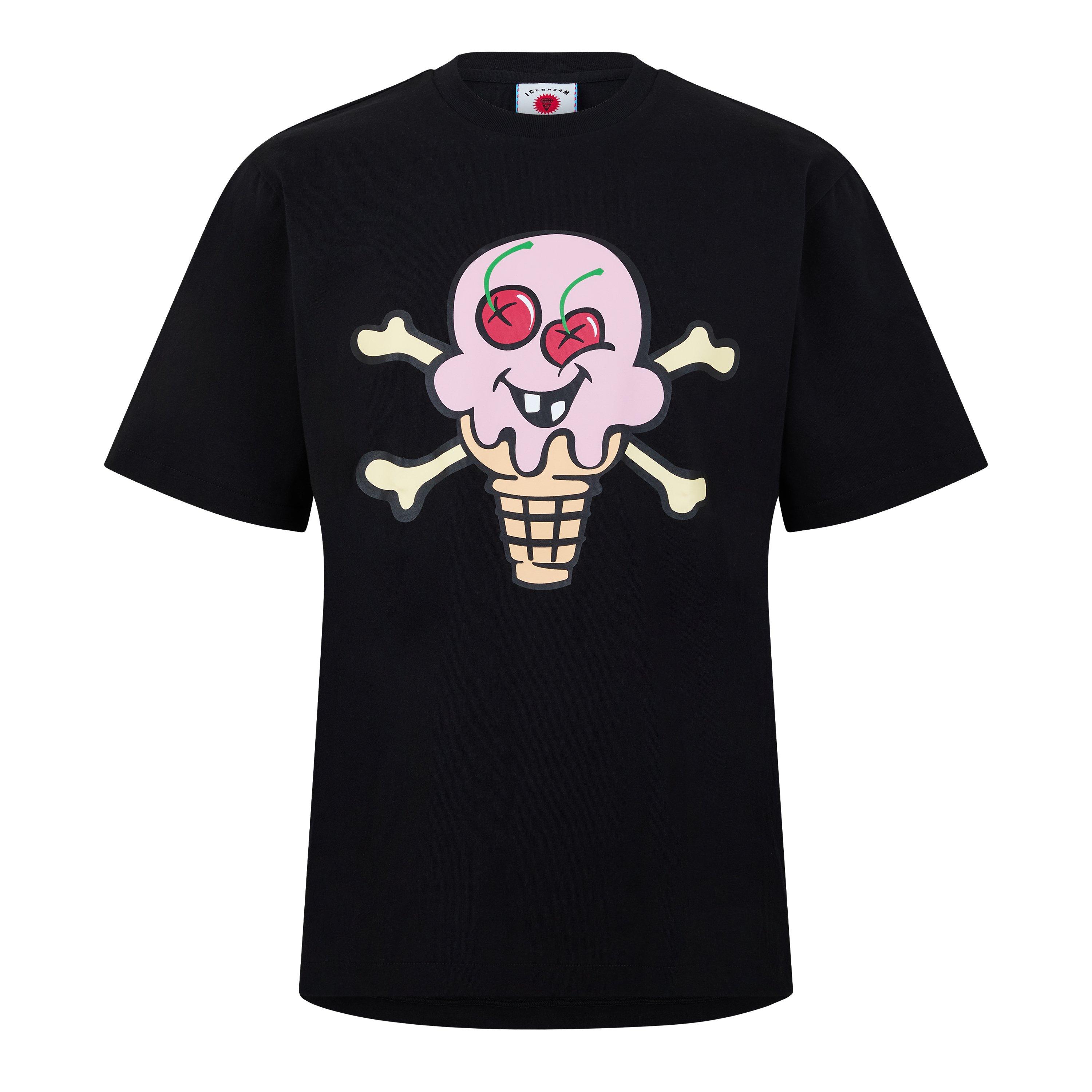 BLACK - ICECREAM - Men's Cones and Bones Regular Fit T-Shirt - 5