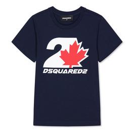 DSquared2 Logo T Shirt Juniors