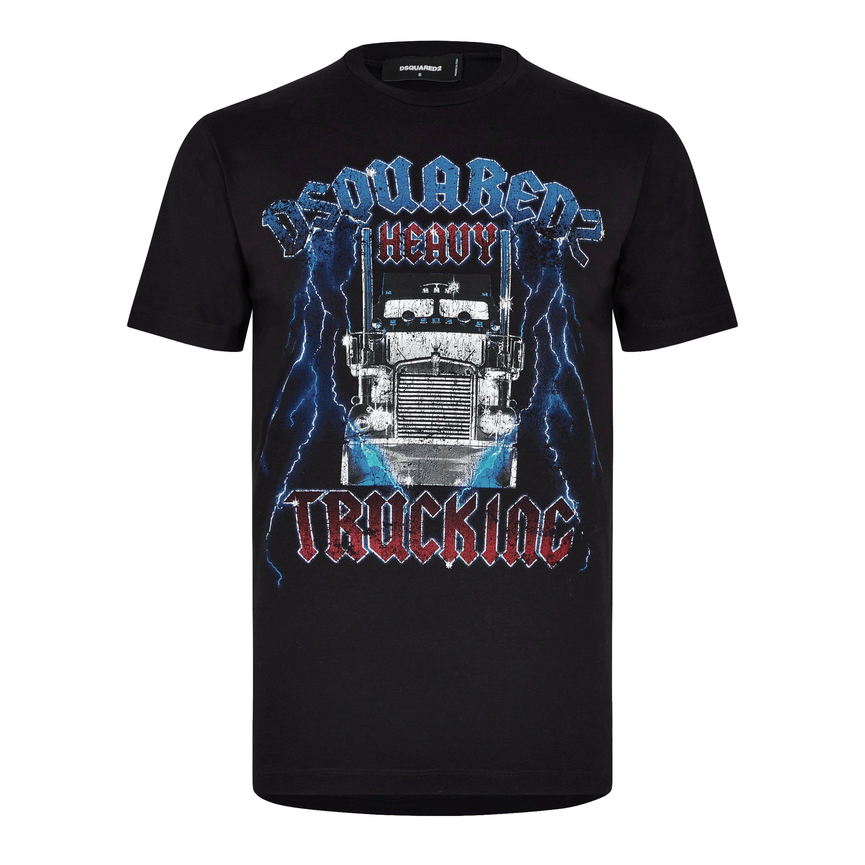 Black - DSquared2 - Heavy Trucking T-Shirt - 1